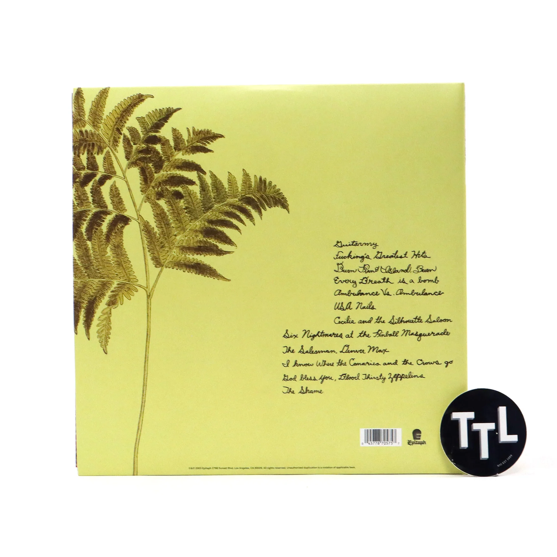 The Blood Brothers: Burn, Piano Island, Burn (Colored Vinyl) Vinyl LP+7" - Image 3