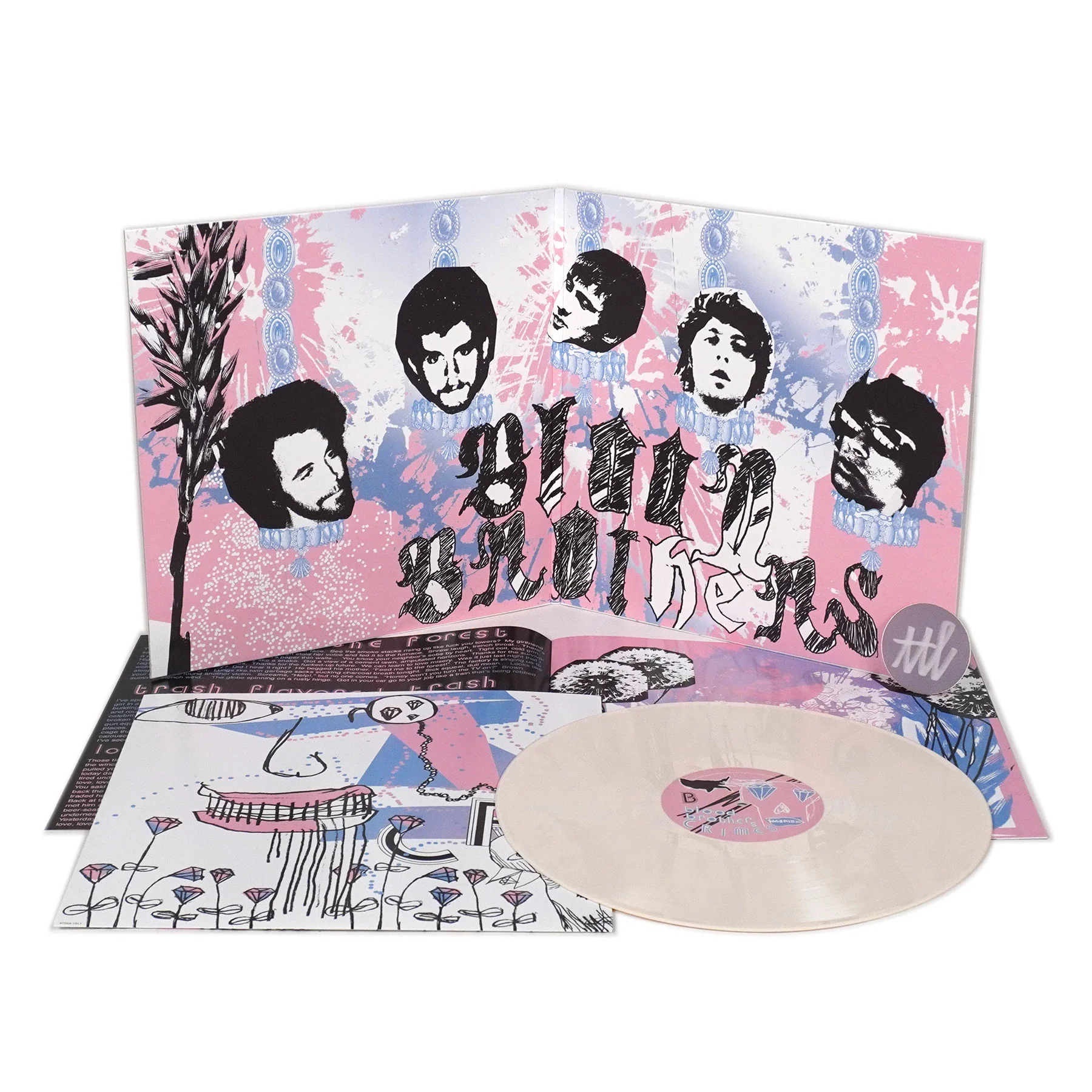 The Blood Brothers: Crimes (Bone Colored Vinyl) Vinyl LP - Image 2