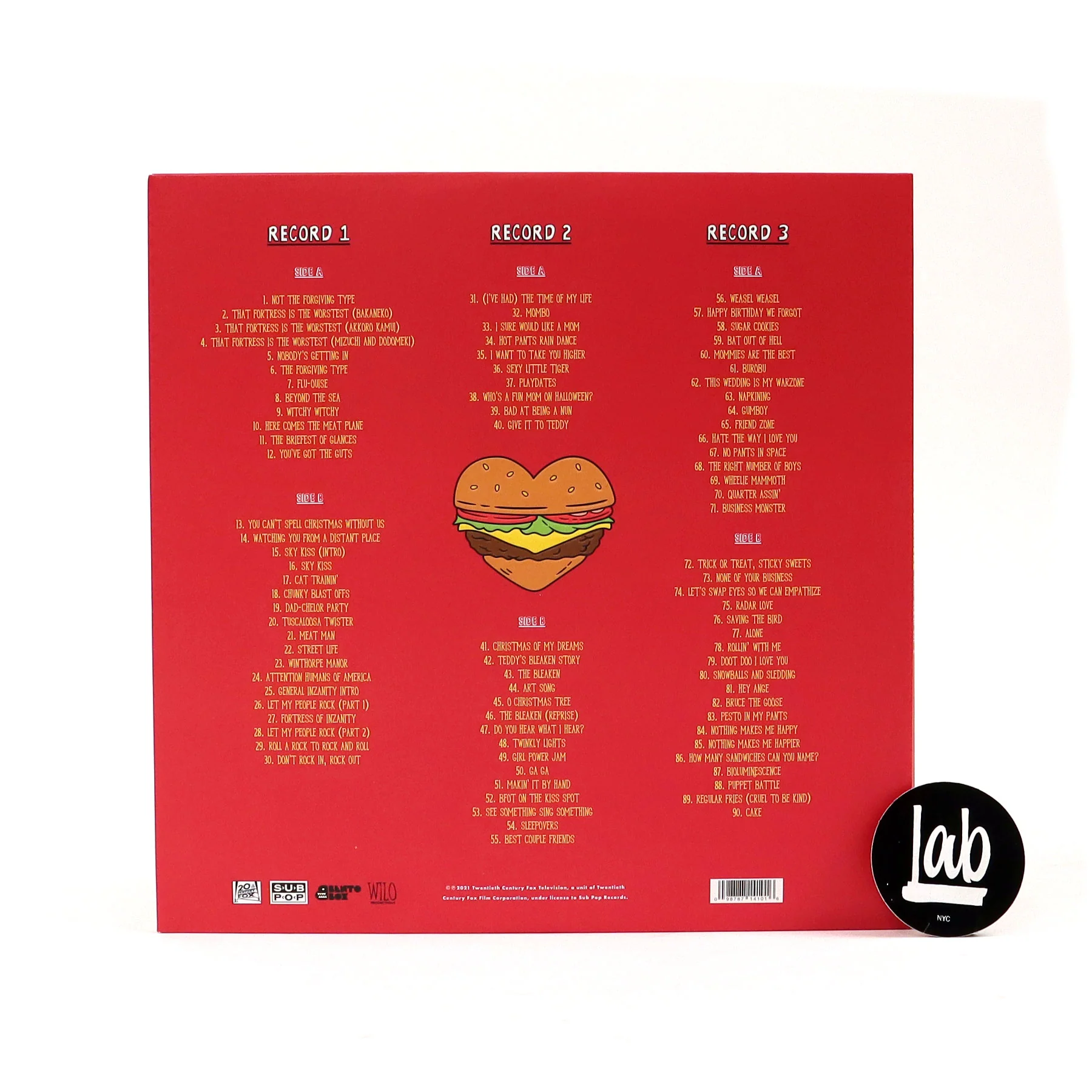 Bob's Burgers: The Bob's Burgers Music Album Vol.2 Vinyl 3LP - Image 3