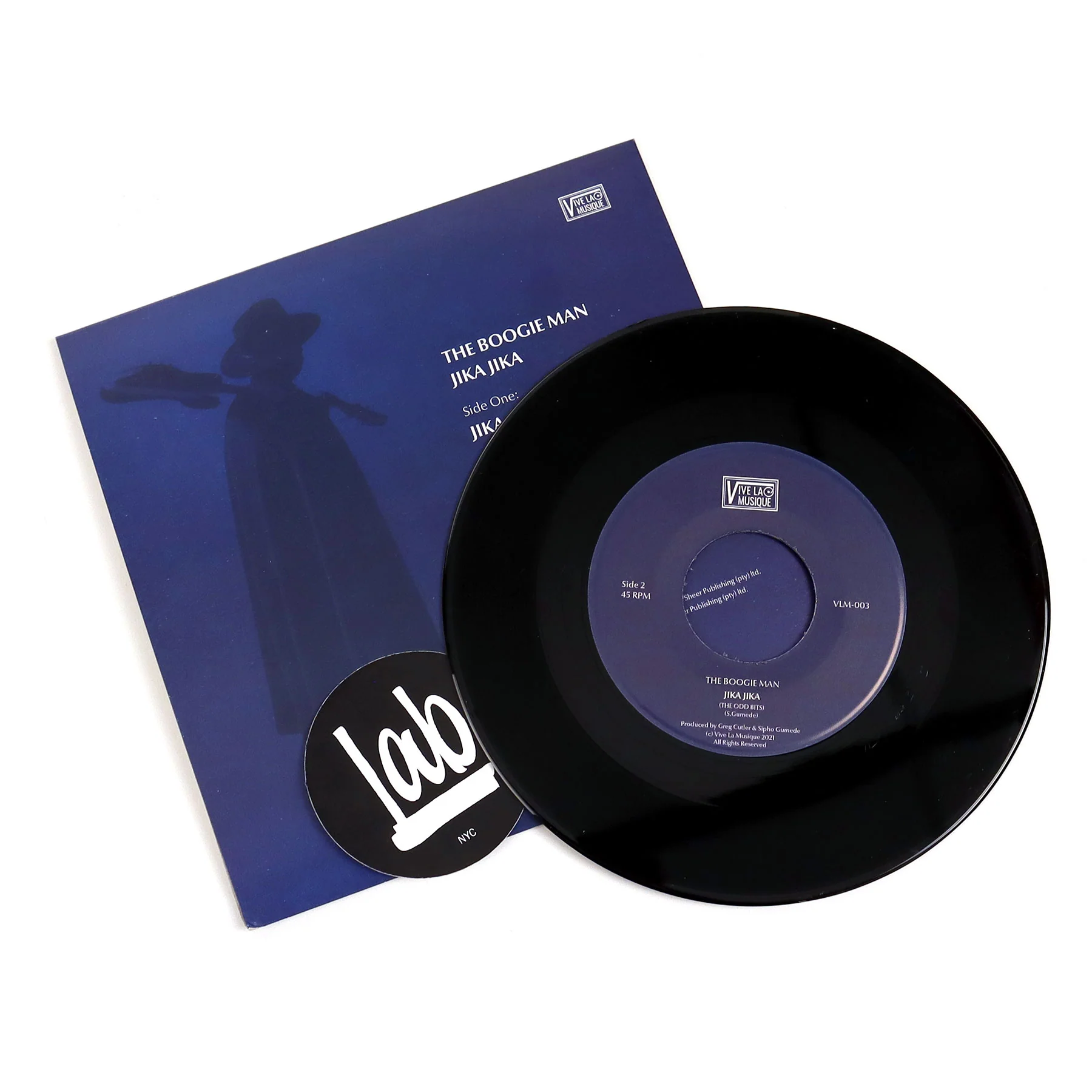 The Boogie Man: Jika Jika (The Message Cover) Vinyl 7" - Image 2