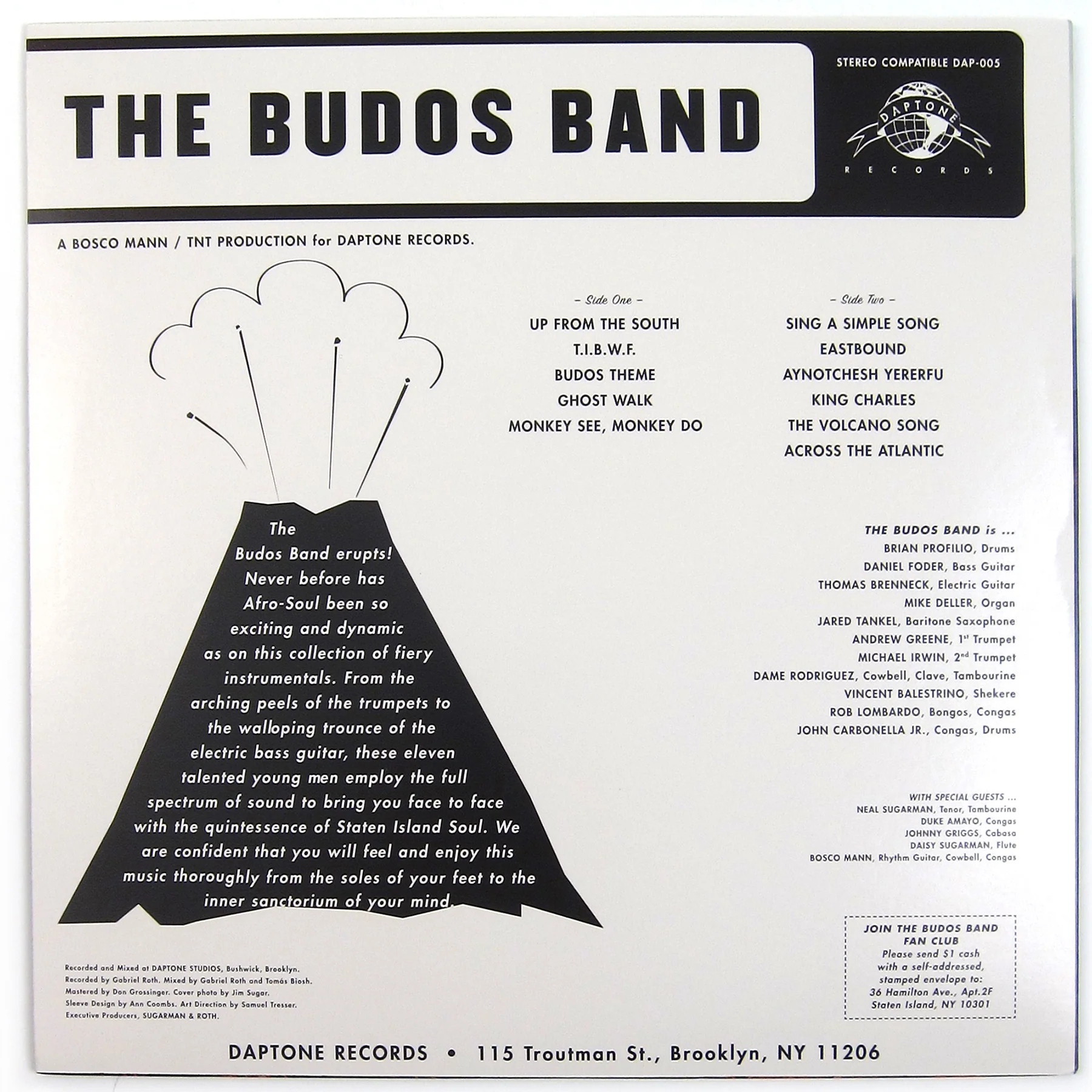 The Budos Band: The Budos Band Vinyl LP - Image 2