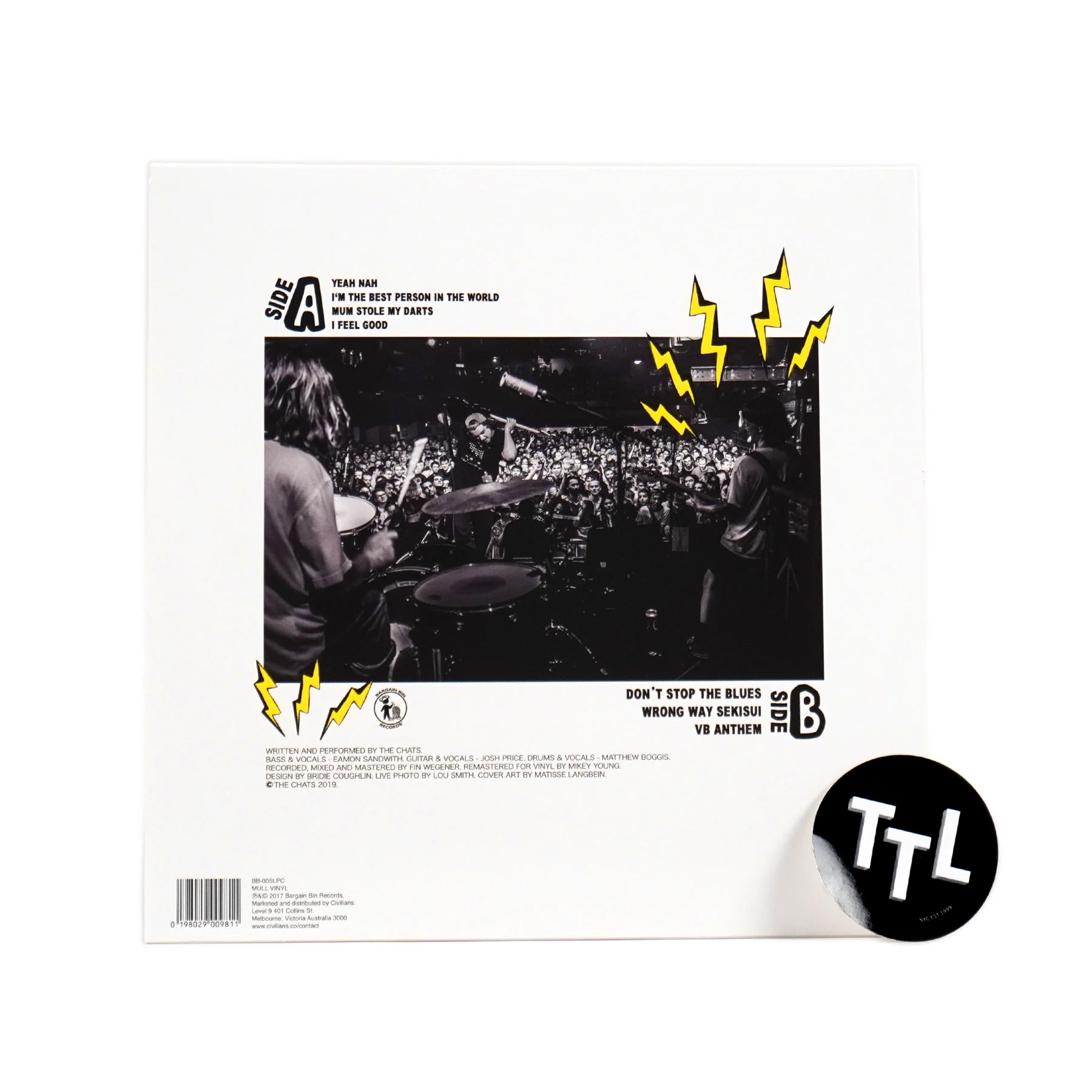 The Chats: The Chats (Colored Vinyl) Vinyl LP - Image 3