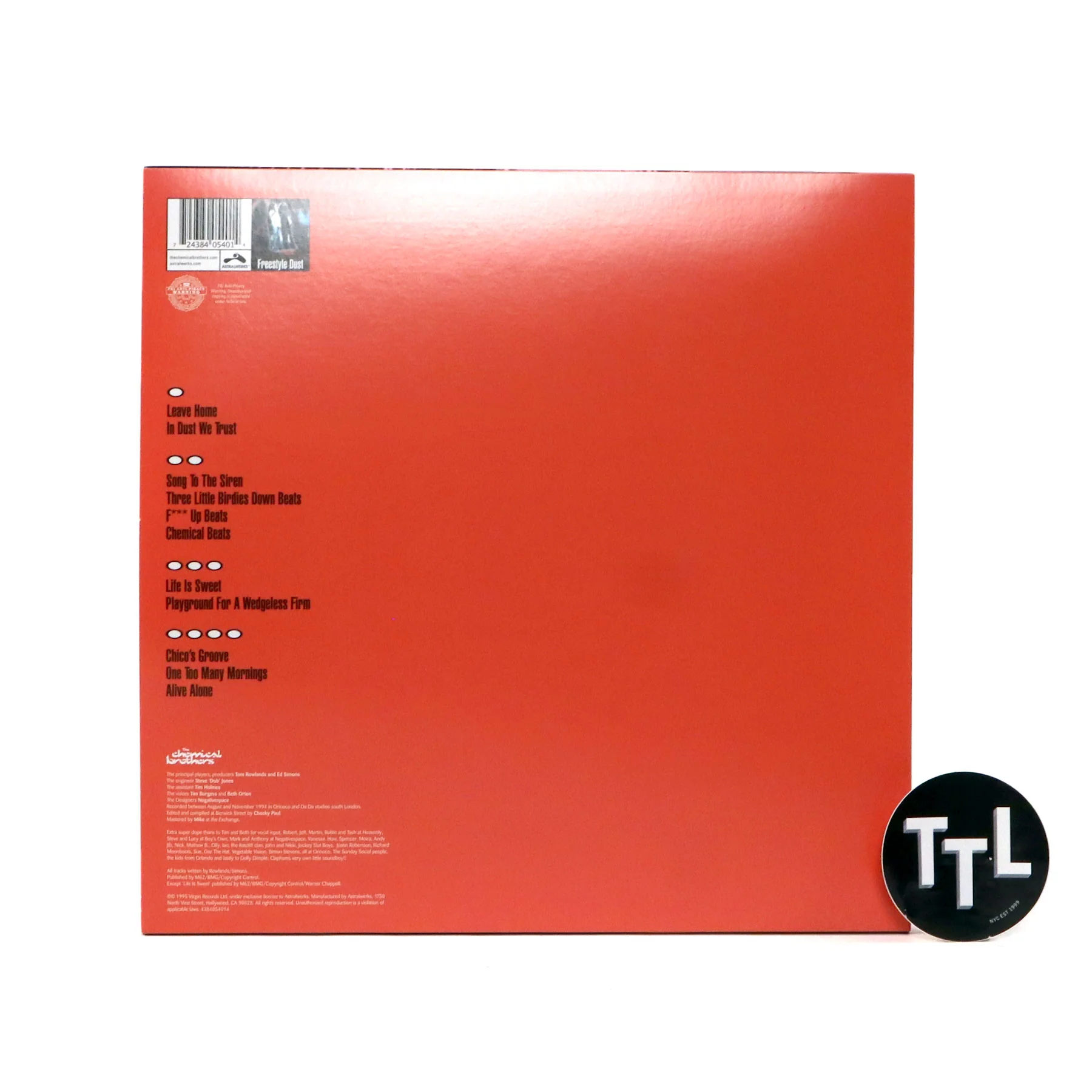 The Chemical Brothers: Exit Planet Dust Vinyl 2LP - Image 3