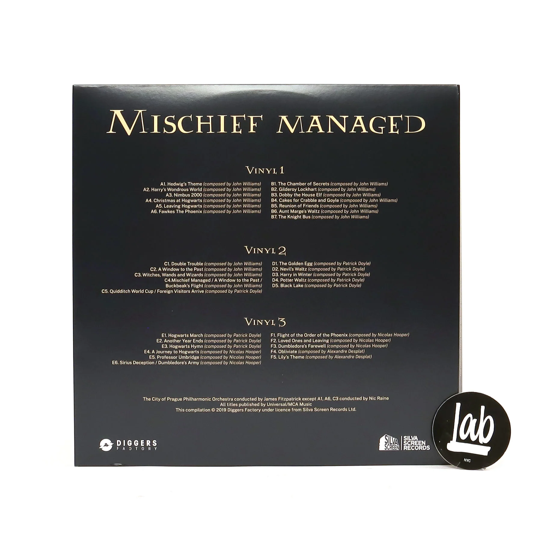 The City Of Prague Philharmonic Orchestra: The Complete Harry Potter Film Music Collection (Colored Vinyl) Vinyl 3LP - Image 3