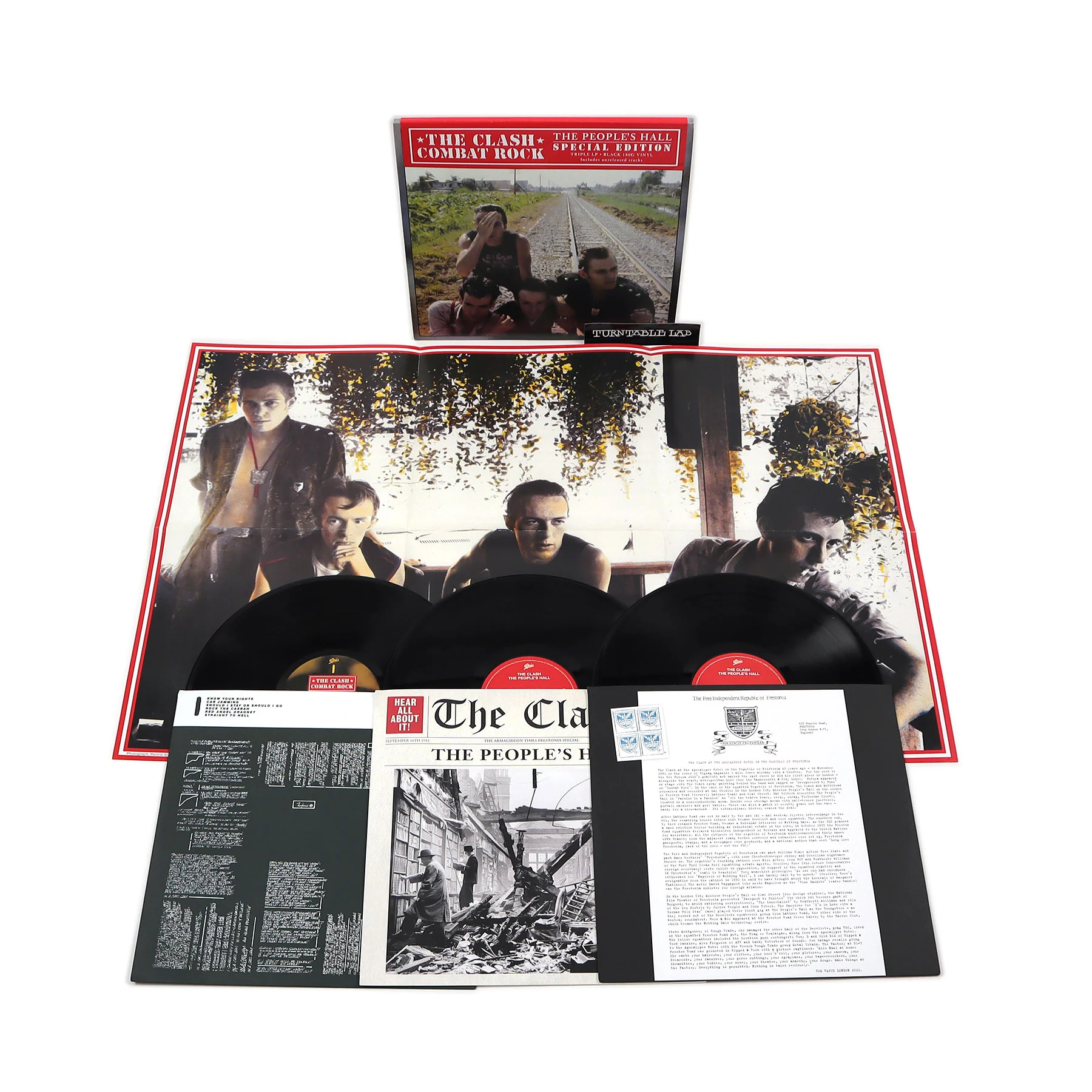 The Clash: Combat Rock + The People's Hall (180g) Vinyl 3LP - Image 2