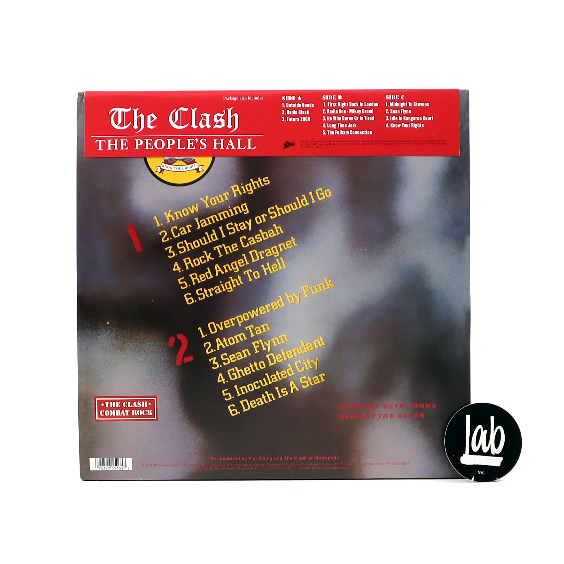 The Clash: Combat Rock + The People's Hall (180g) Vinyl 3LP - Image 3