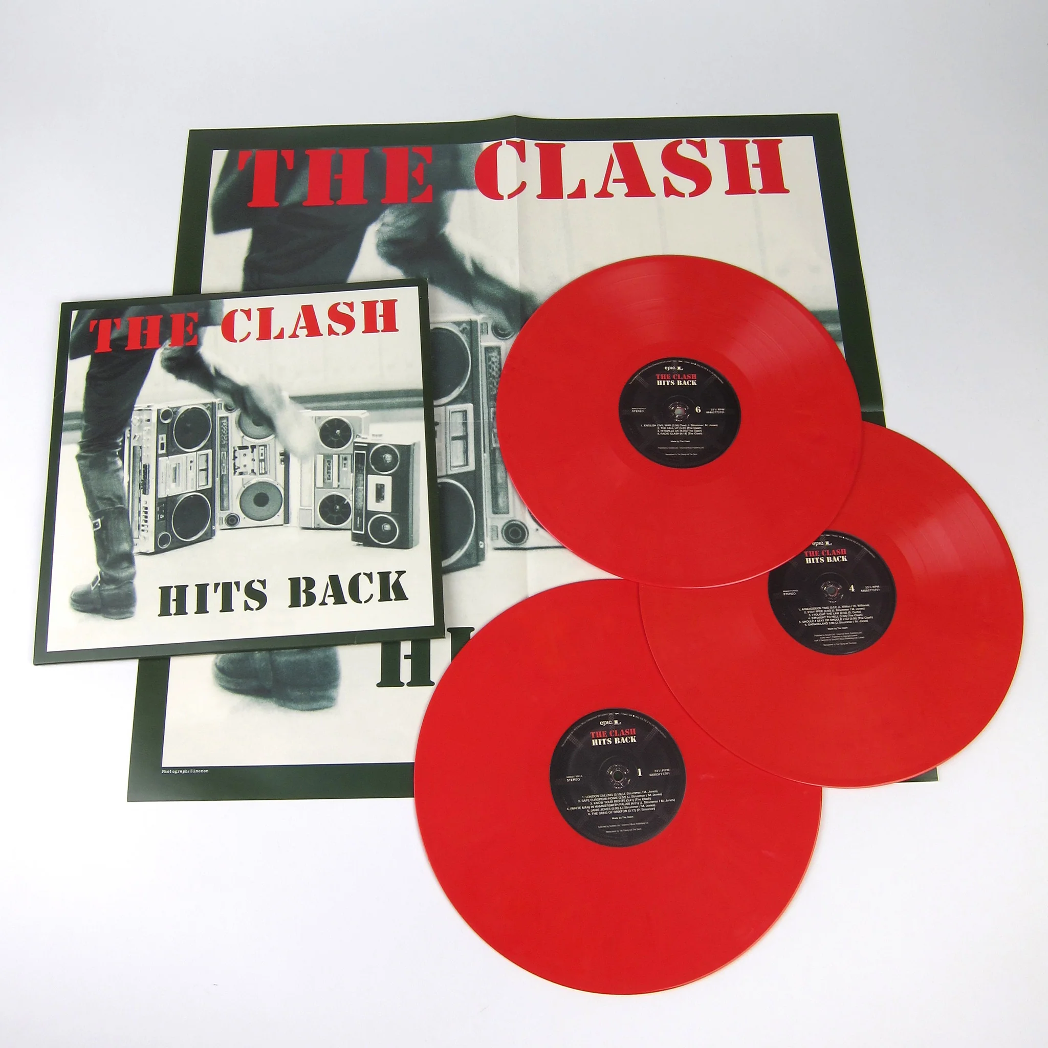 The Clash: Hits Back (180g, Colored Vinyl) Vinyl 3LP - Image 2