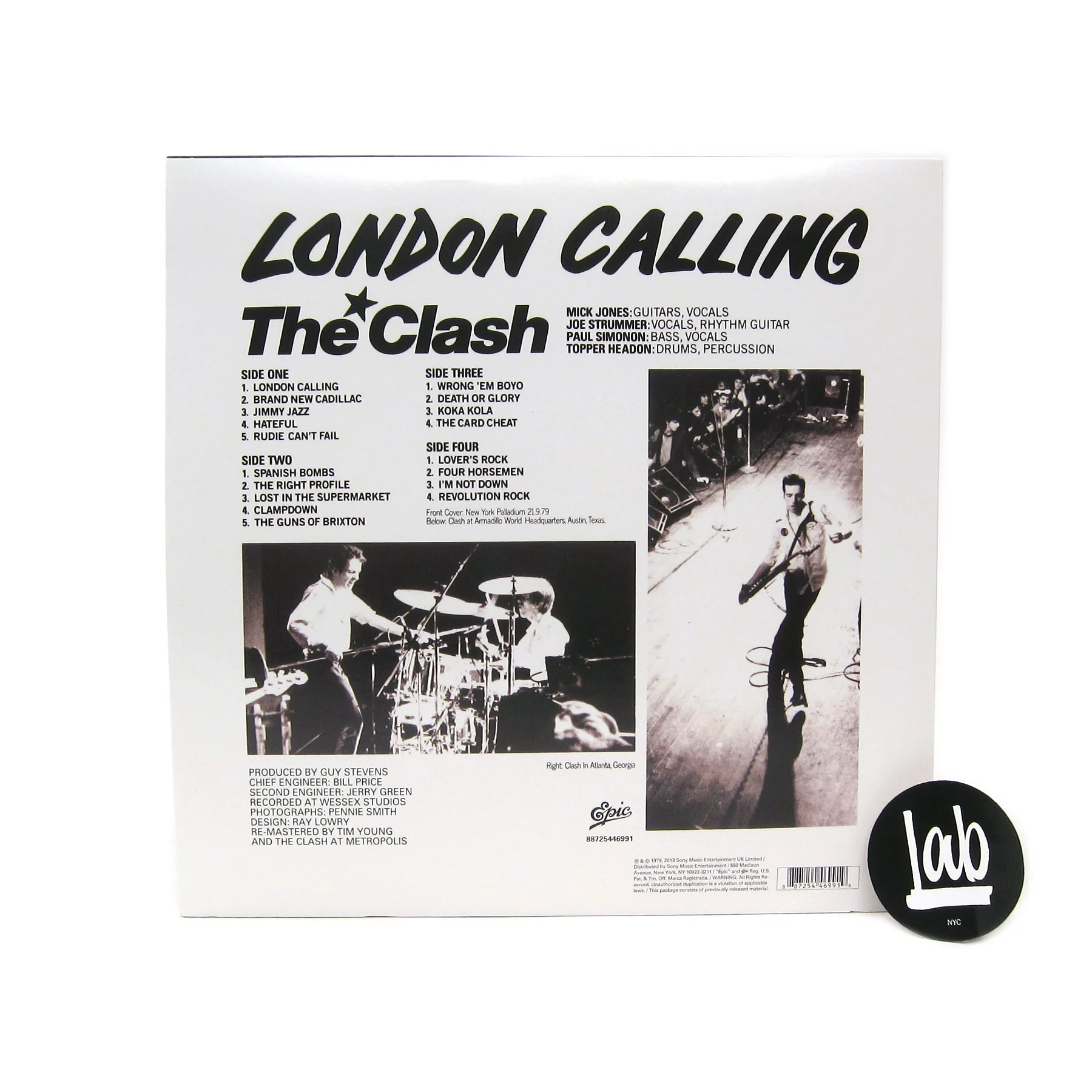 The Clash: London Calling (180g) Vinyl 2LP - Image 3