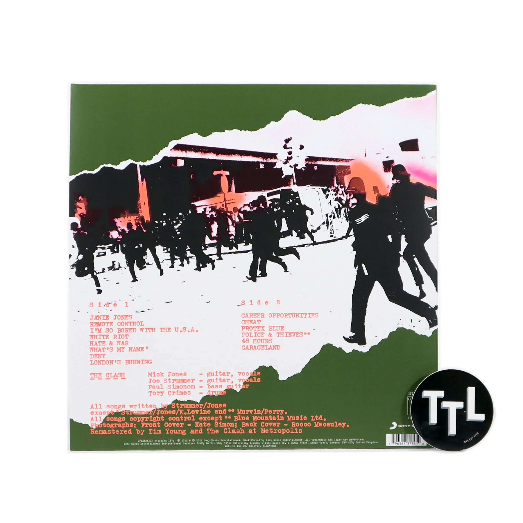 The Clash: The Clash (Import, Colored Vinyl) Vinyl LP - Image 3