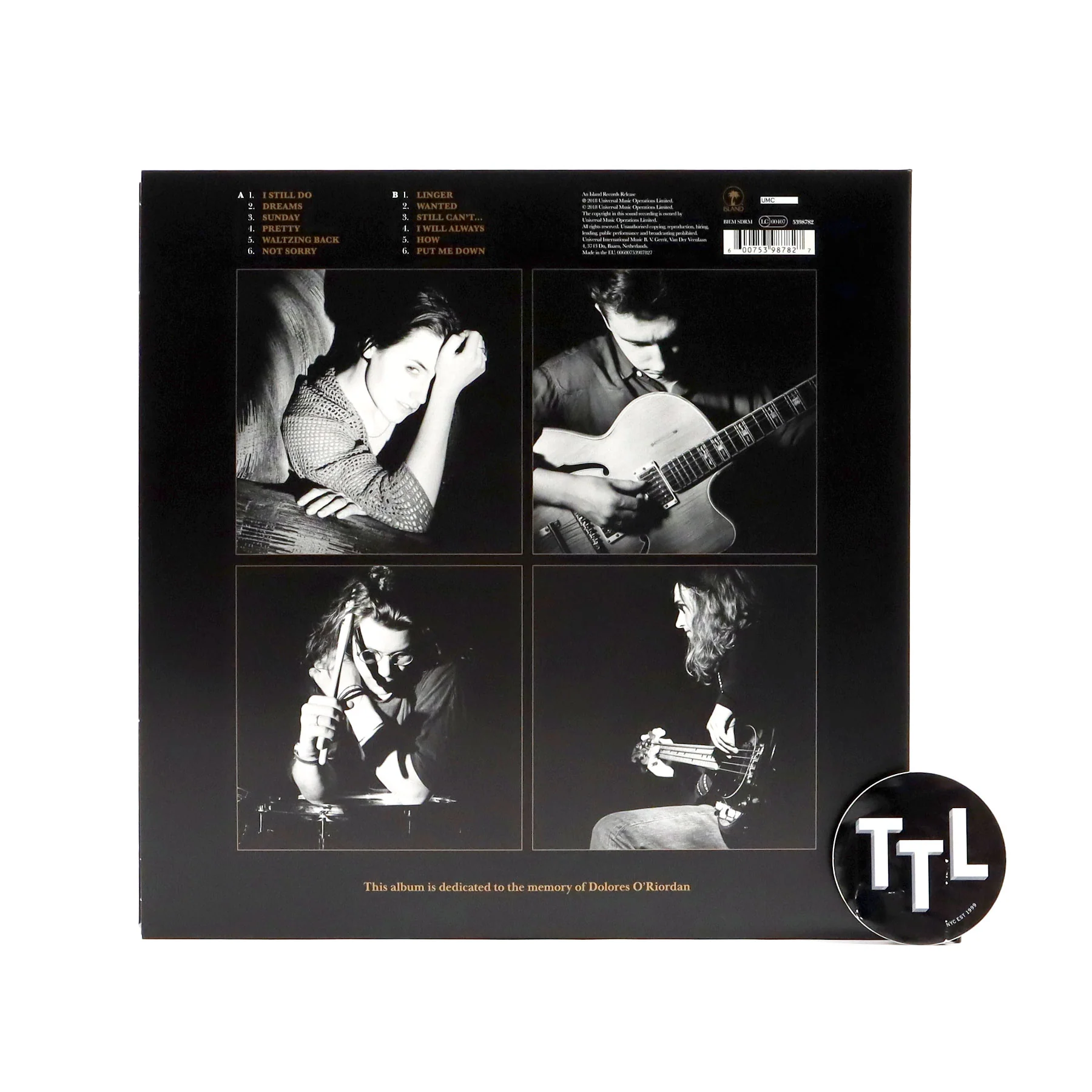 The Cranberries: Everybody Else Is Doing It, So Why Can't We? (Import, Colored Vinyl) Vinyl LP - Image 3