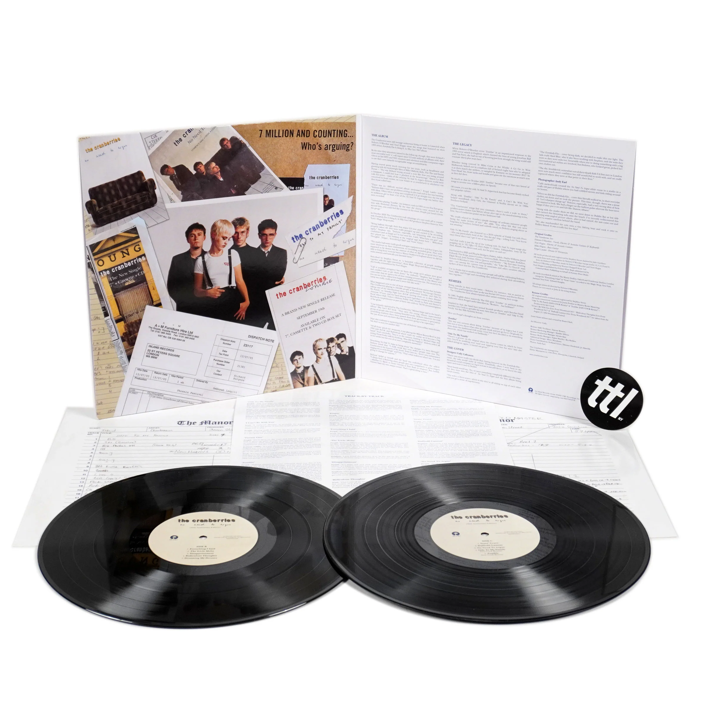 The Cranberries: No Need To Argue - 30th Anniversary Deluxe Edition Vinyl 2LP - Image 2