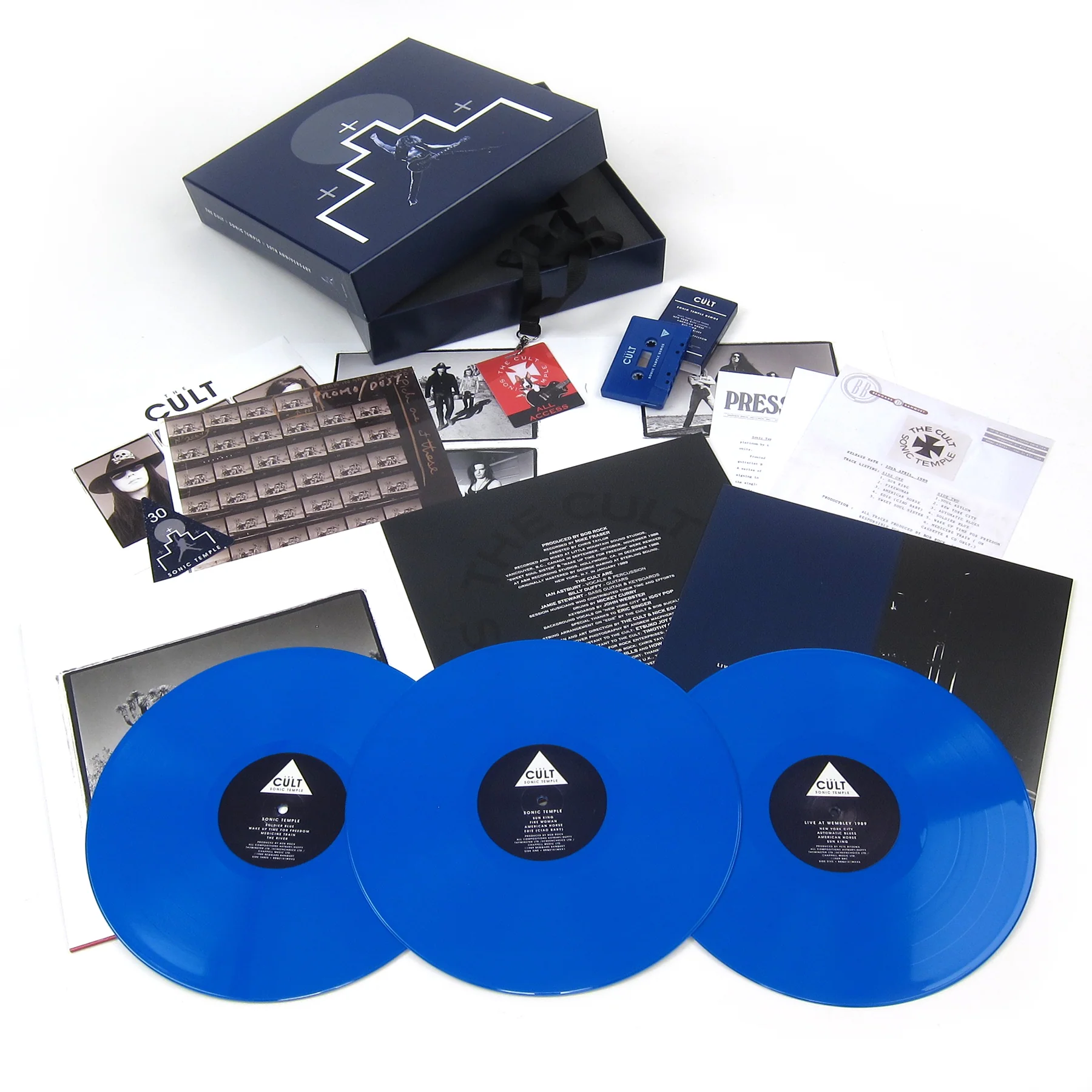 The Cult: Sonic Temple (Colored Vinyl) Vinyl 3LP+Cassette Boxset - Image 2
