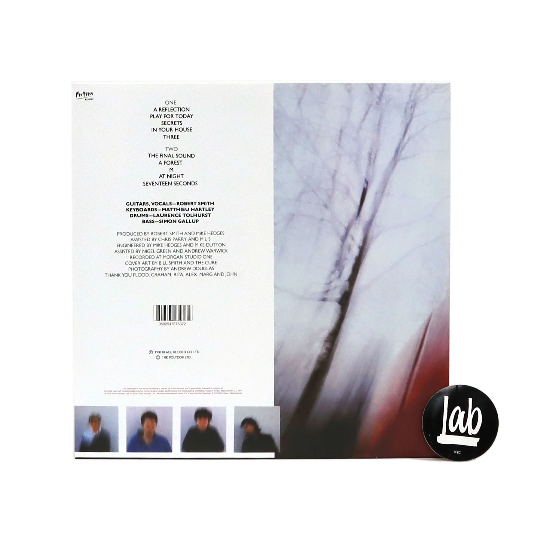 The Cure: Seventeen Seconds (180g, UK Import) Vinyl LP - Image 3