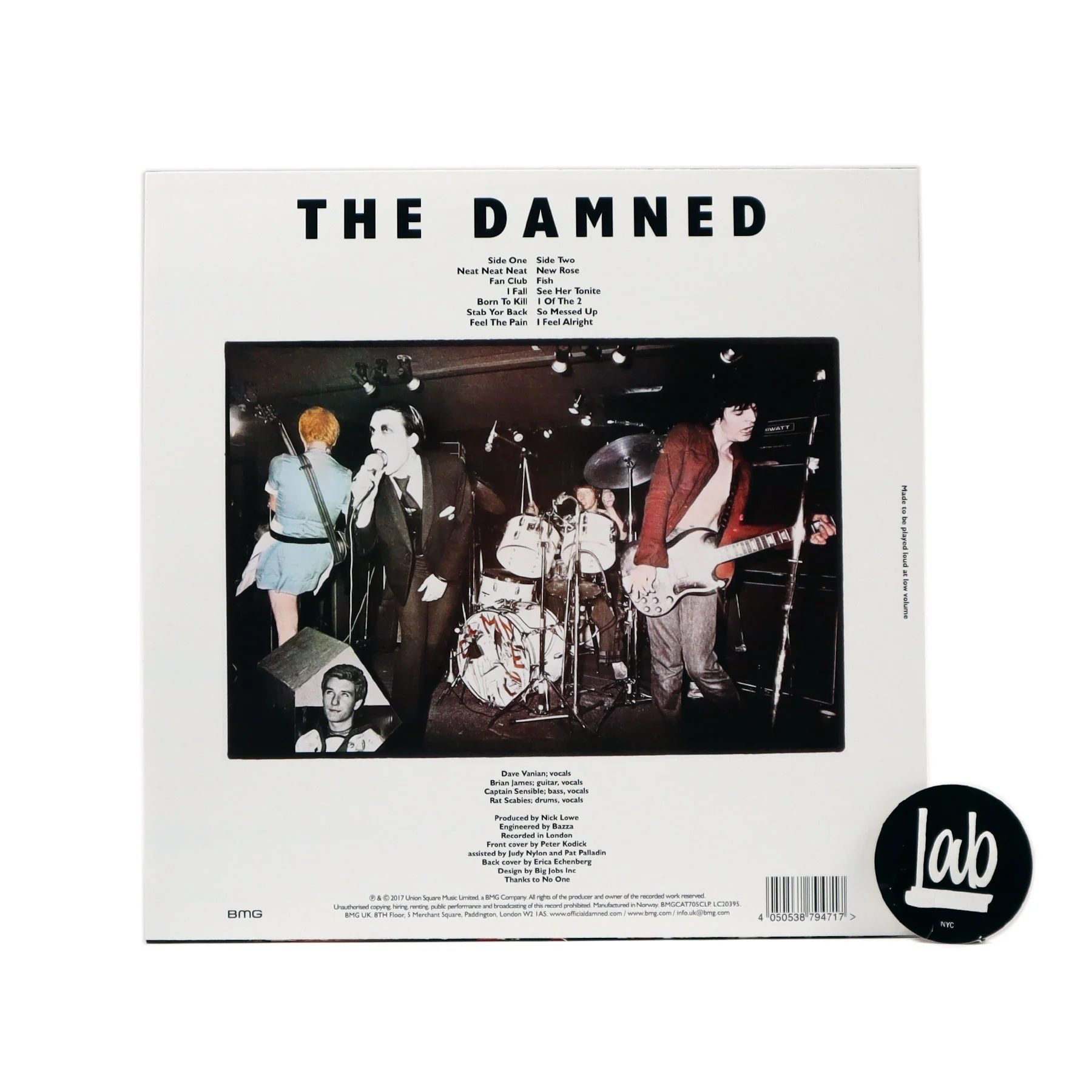 The Damned: Damned Damned Damned (Colored Vinyl) Vinyl LP - Image 2
