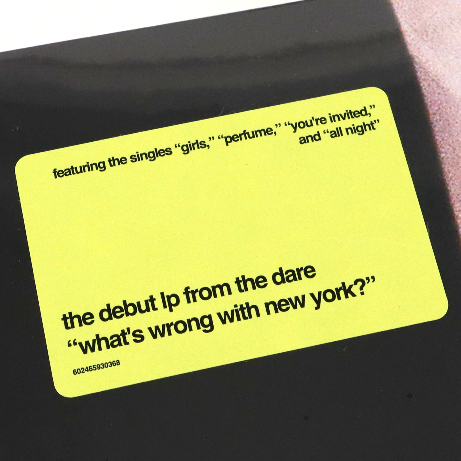 The Dare: What's Wrong With New York? Vinyl LP - Image 4