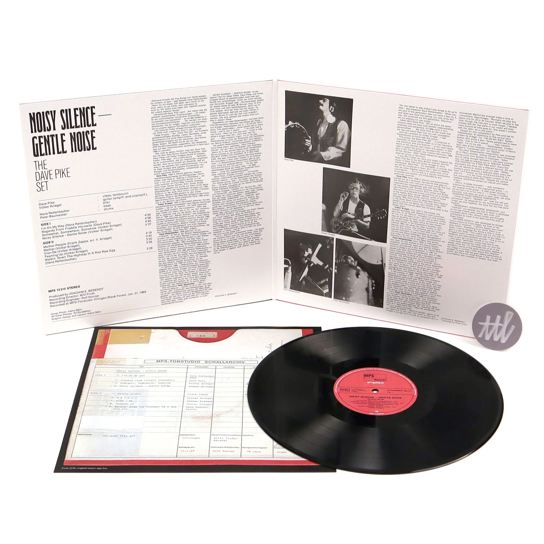 The Dave Pike Set: Noisy Silence - Gentle Noise (180g) Vinyl LP - Image 2