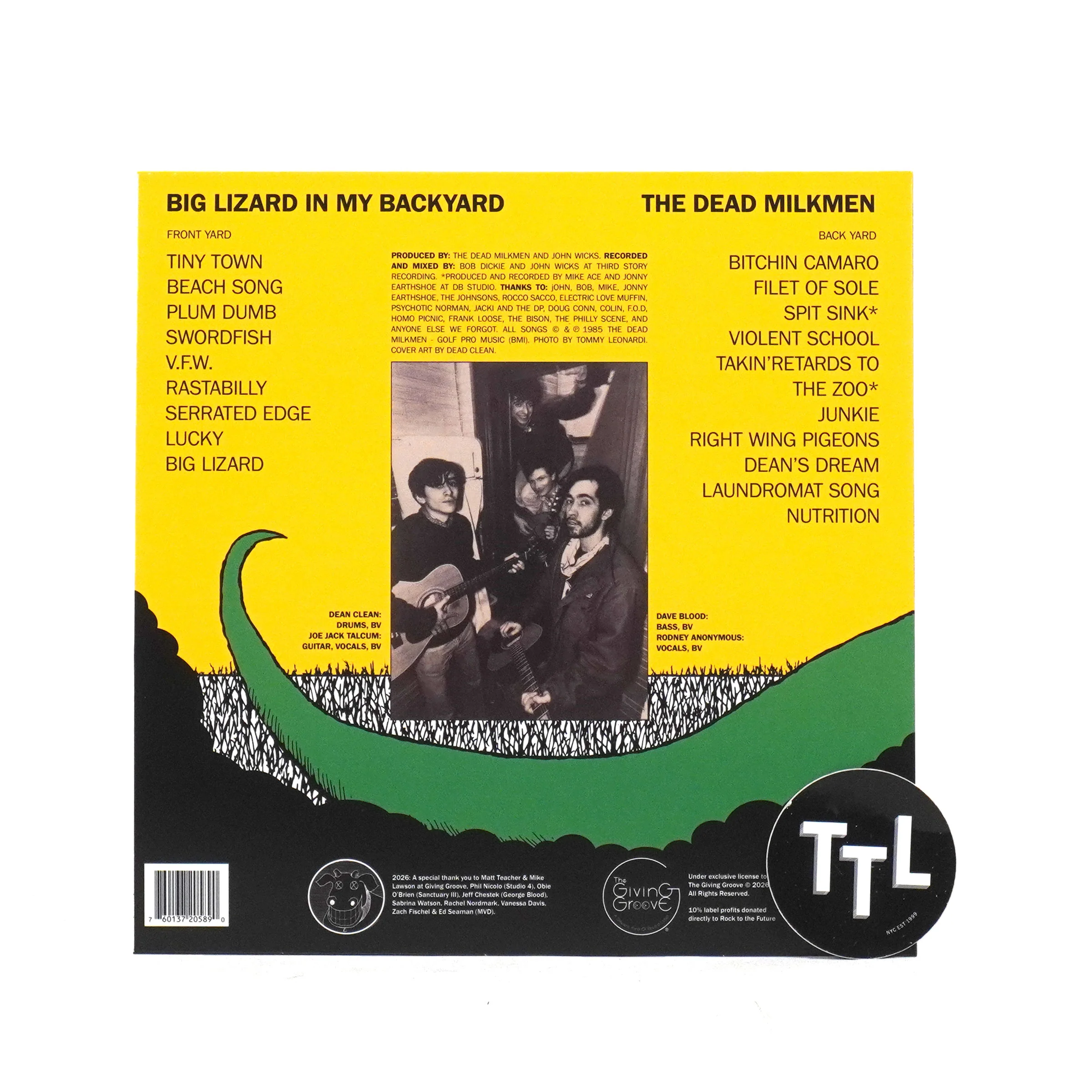 The Dead Milkmen: Big Lizard In My Backyard (Colored Vinyl) Vinyl LP - Image 3