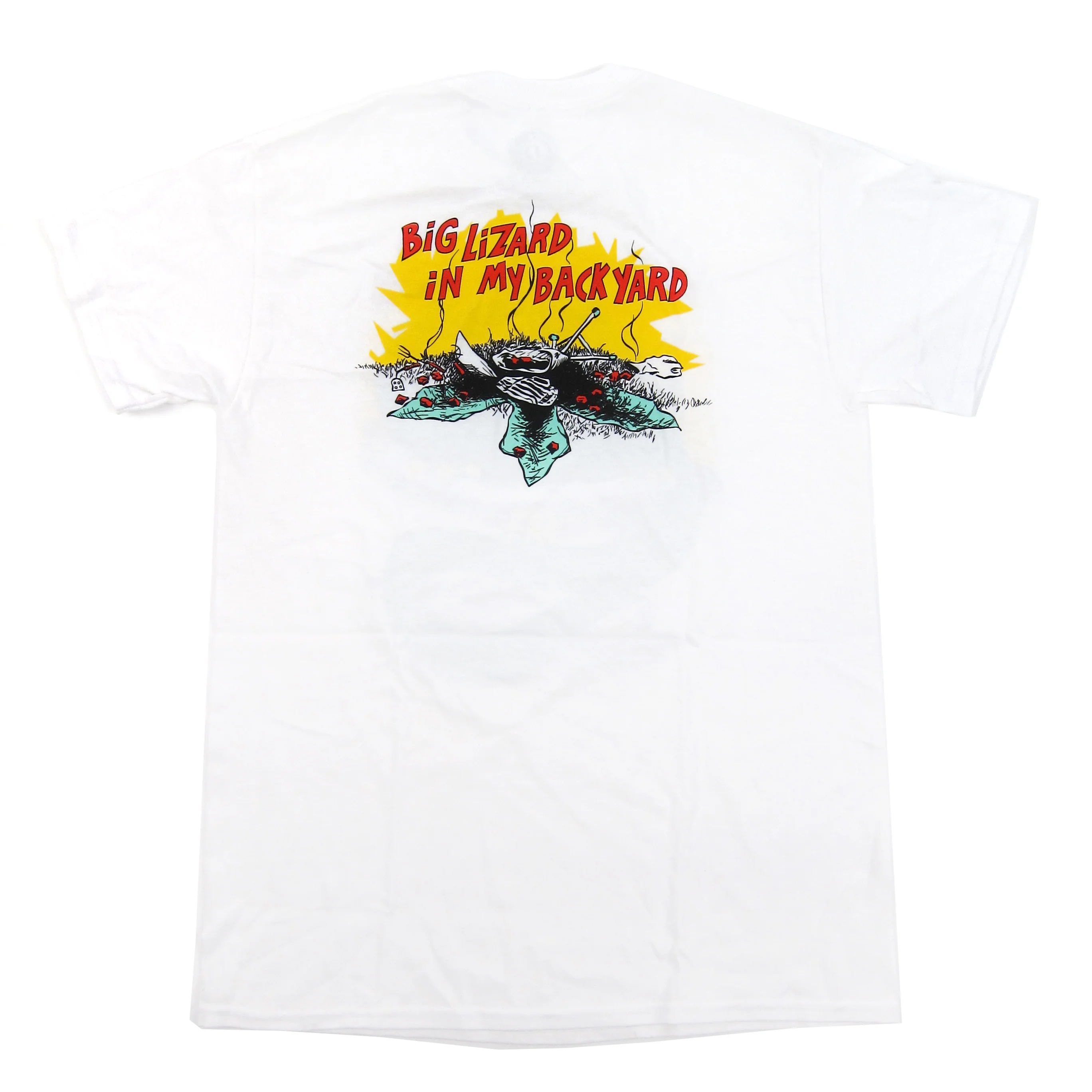 The Dead Milkmen: Big Lizard In My Backyard Shirt - White - Image 2