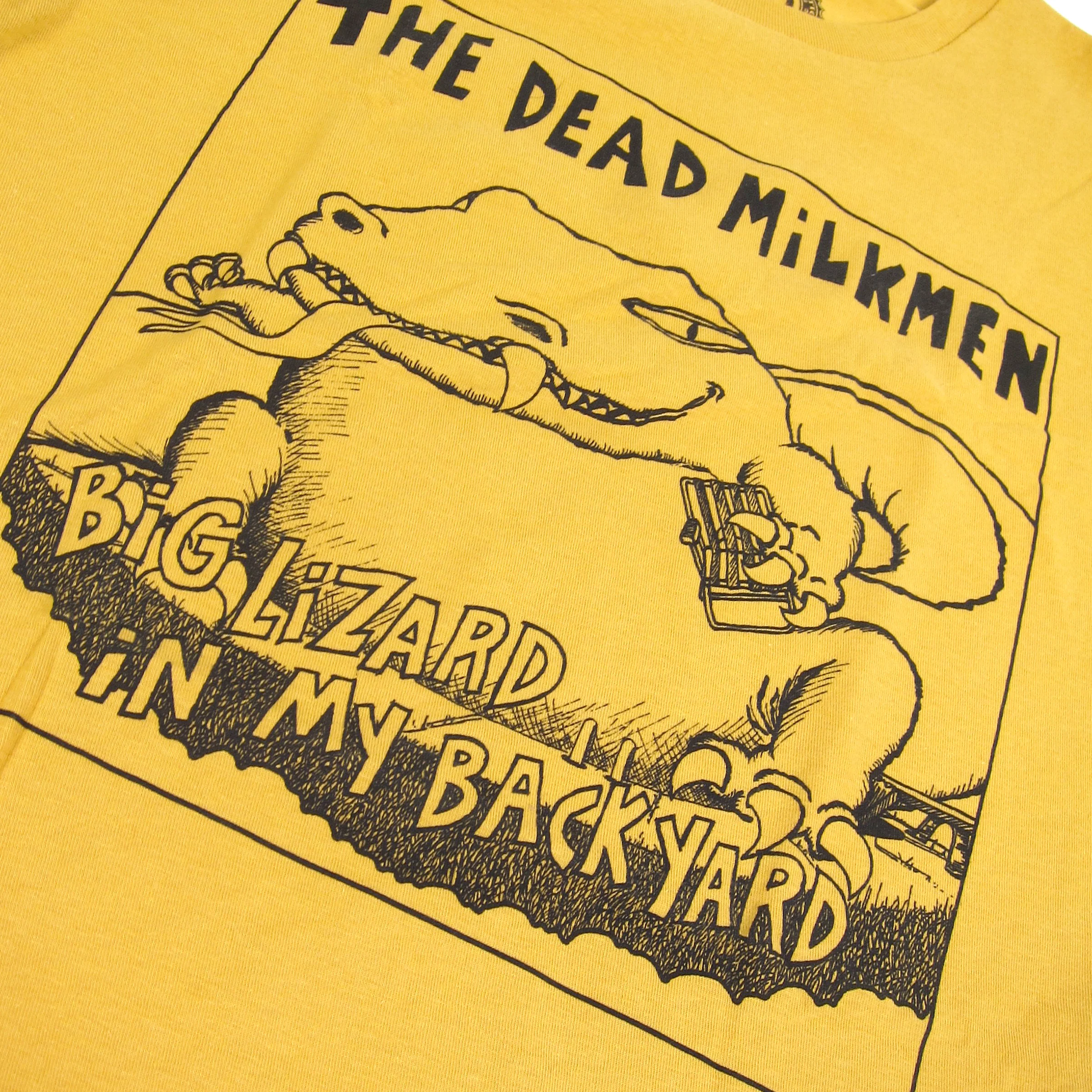 The Dead Milkmen: Big Lizard Shirt - Ginger - Image 2