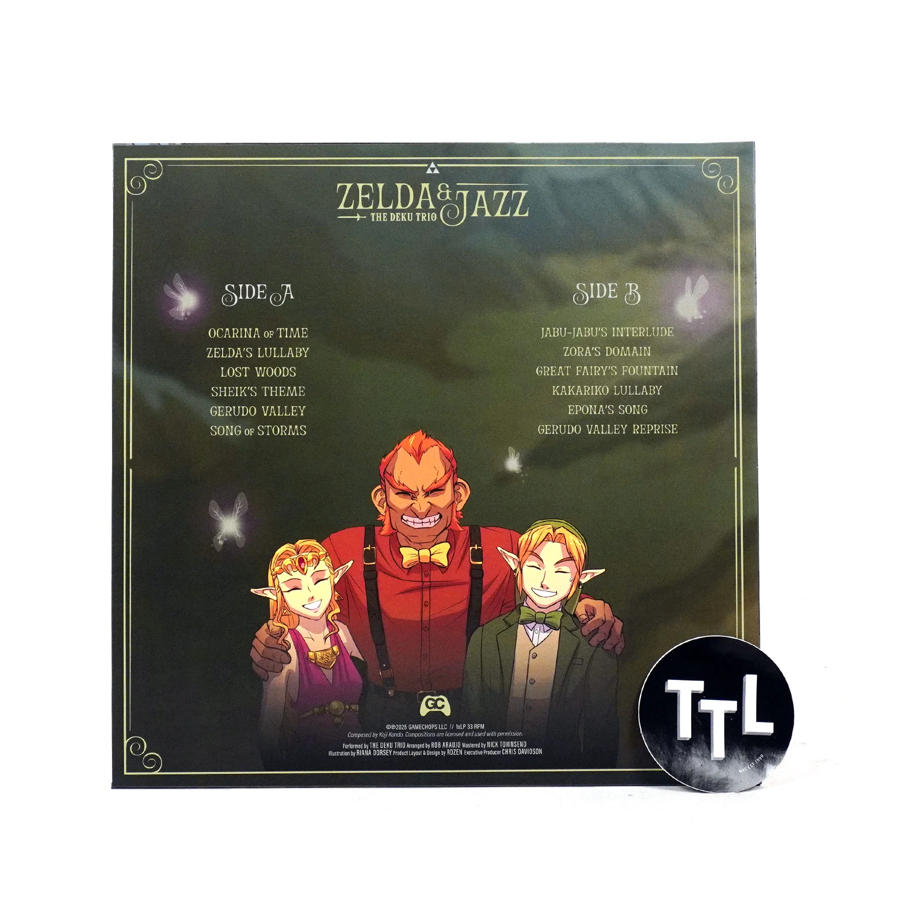 The Deku Trio: Zelda & Jazz - Ocarina Of Time Tribute (Colored Vinyl) Vinyl LP - Image 3