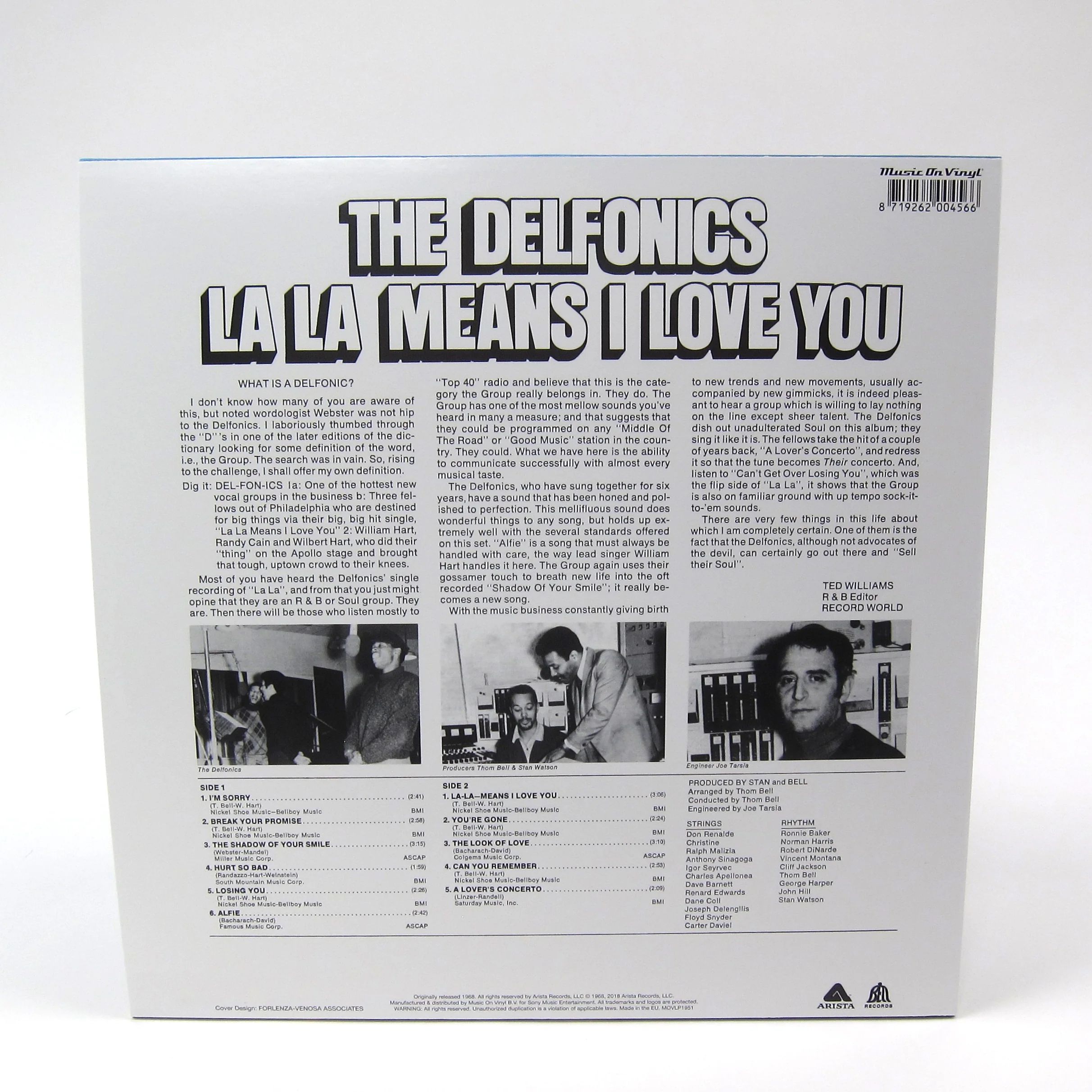 The Delfonics: La La Means I Love You (Music On Vinyl 180g) Vinyl LP - Image 2