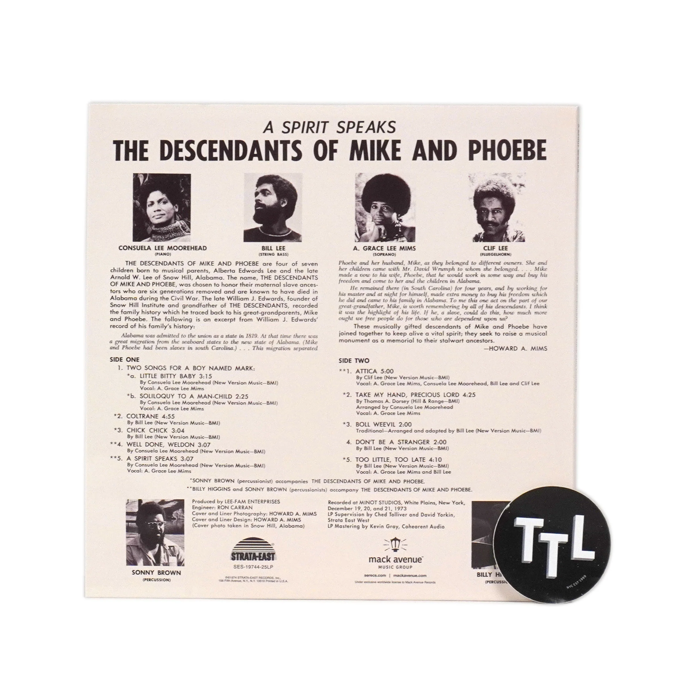 The Descendants Of Mike And Phoebe: A Spirit Speaks (180g) Vinyl LP - Image 3