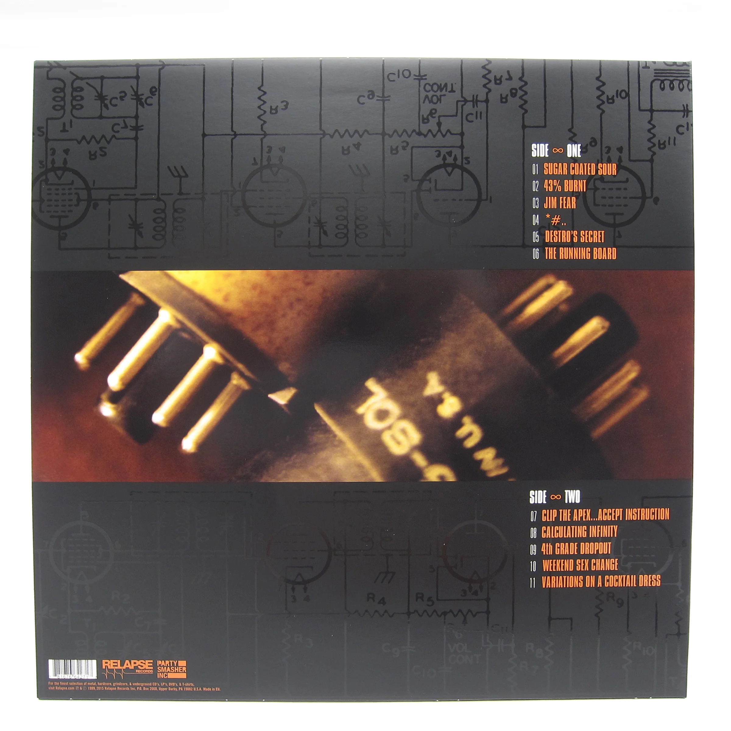 The Dillinger Escape Plan: Calculating Infinity (Orange Splatter Colored Vinyl) Vinyl LP - Image 3