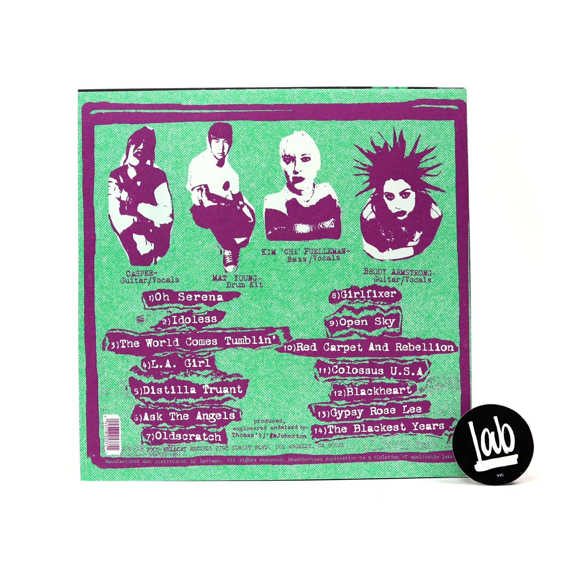 The Distillers: The Distillers (Indie Exclusive Colored Vinyl) Vinyl LP - Image 3