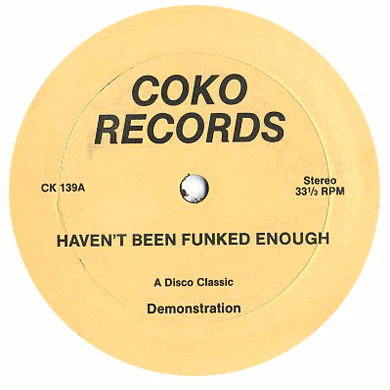 The Extras / The Exodus: Haven't Been Funked Enough / Together Forever 12"