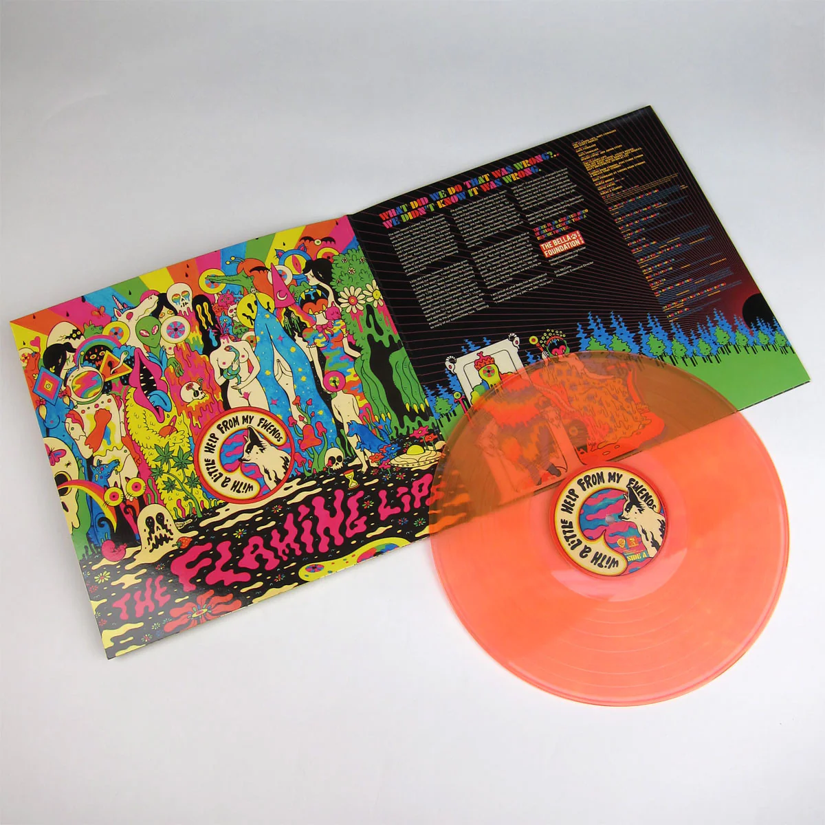 The Flaming Lips: With A Little Help From My Fwends (Fluorescent Orange Vinyl) Vinyl LP - Image 2