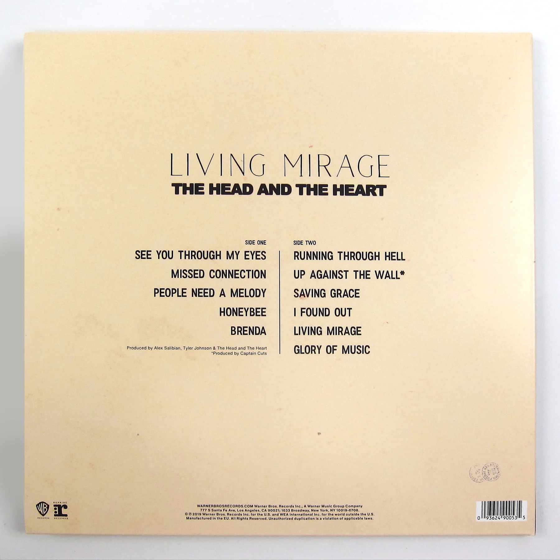 The Head and The Heart: Living Mirage (Indie Exclusive Colored Vinyl) Vinyl LP - Image 3