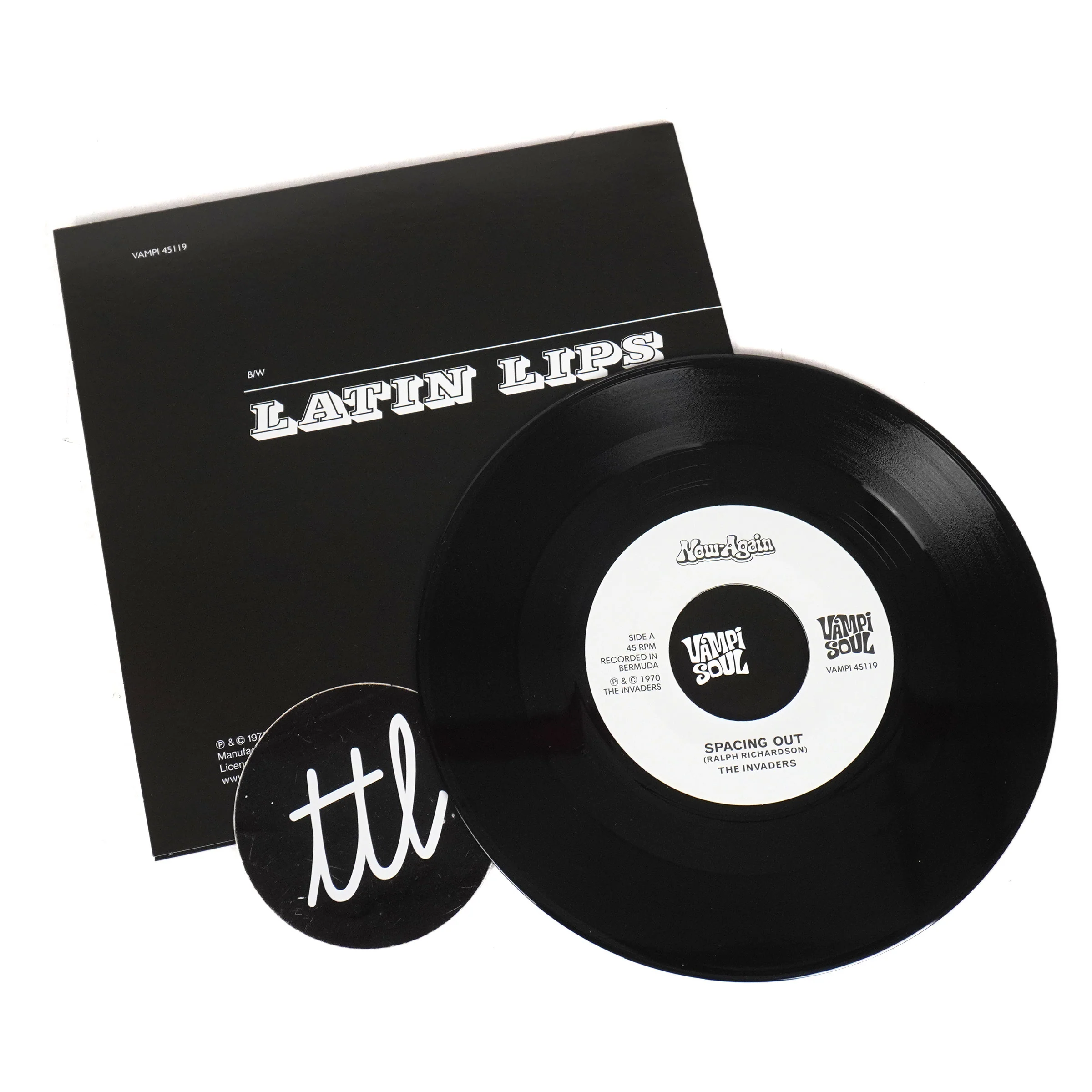 The Invaders: Spacing Out / Latin Lips Vinyl 7" - Image 2