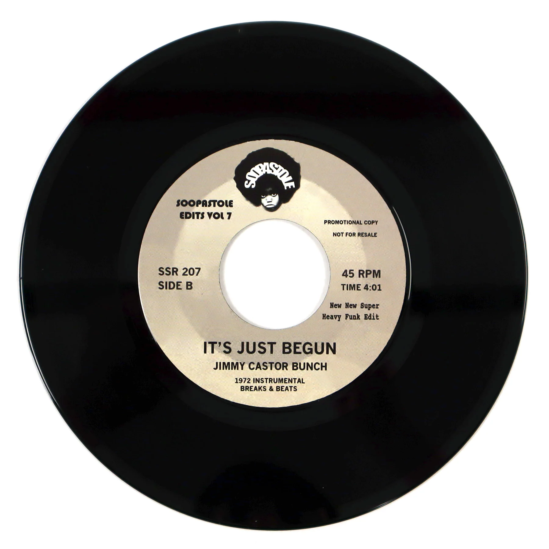 The Jimmy Castor Bunch: It's Just Begun (Soopastole Edits) Vinyl 7" - Image 2