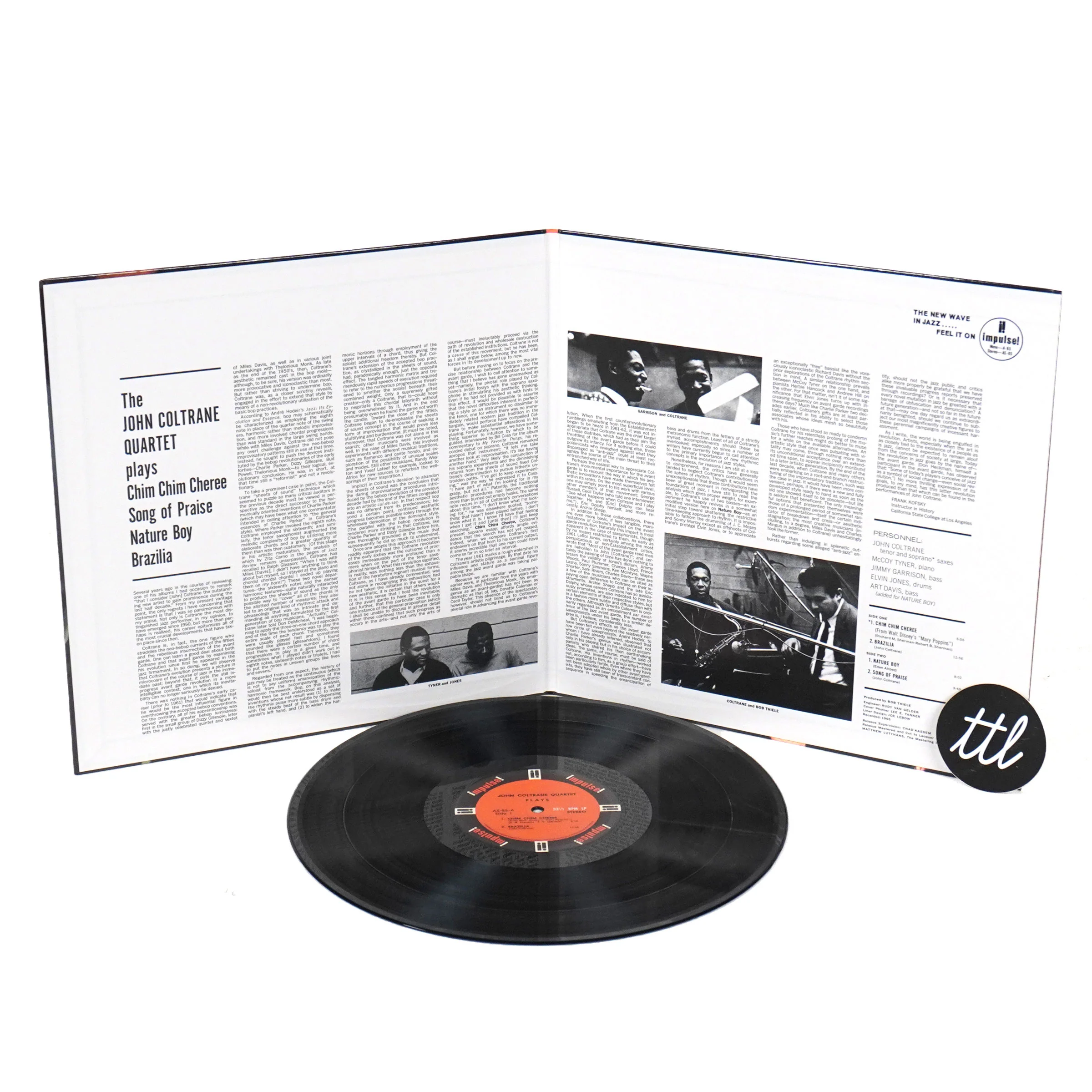 John Coltrane Quartet: The John Coltrane Quartet Plays (Acoustic Sounds 180g) Vinyl LP - Image 2