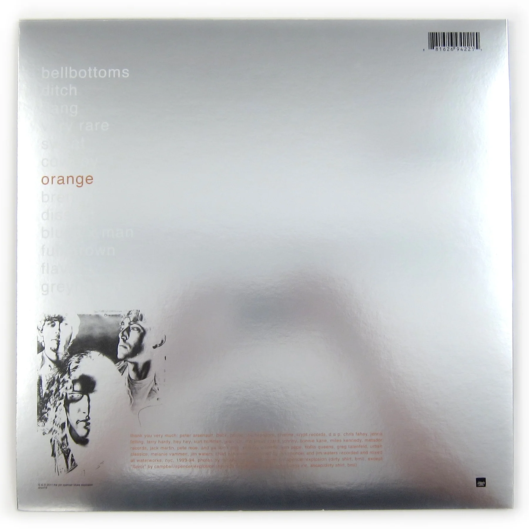 The Jon Spencer Blues Explosion: Orange (Colored Vinyl) Vinyl LP - Image 3