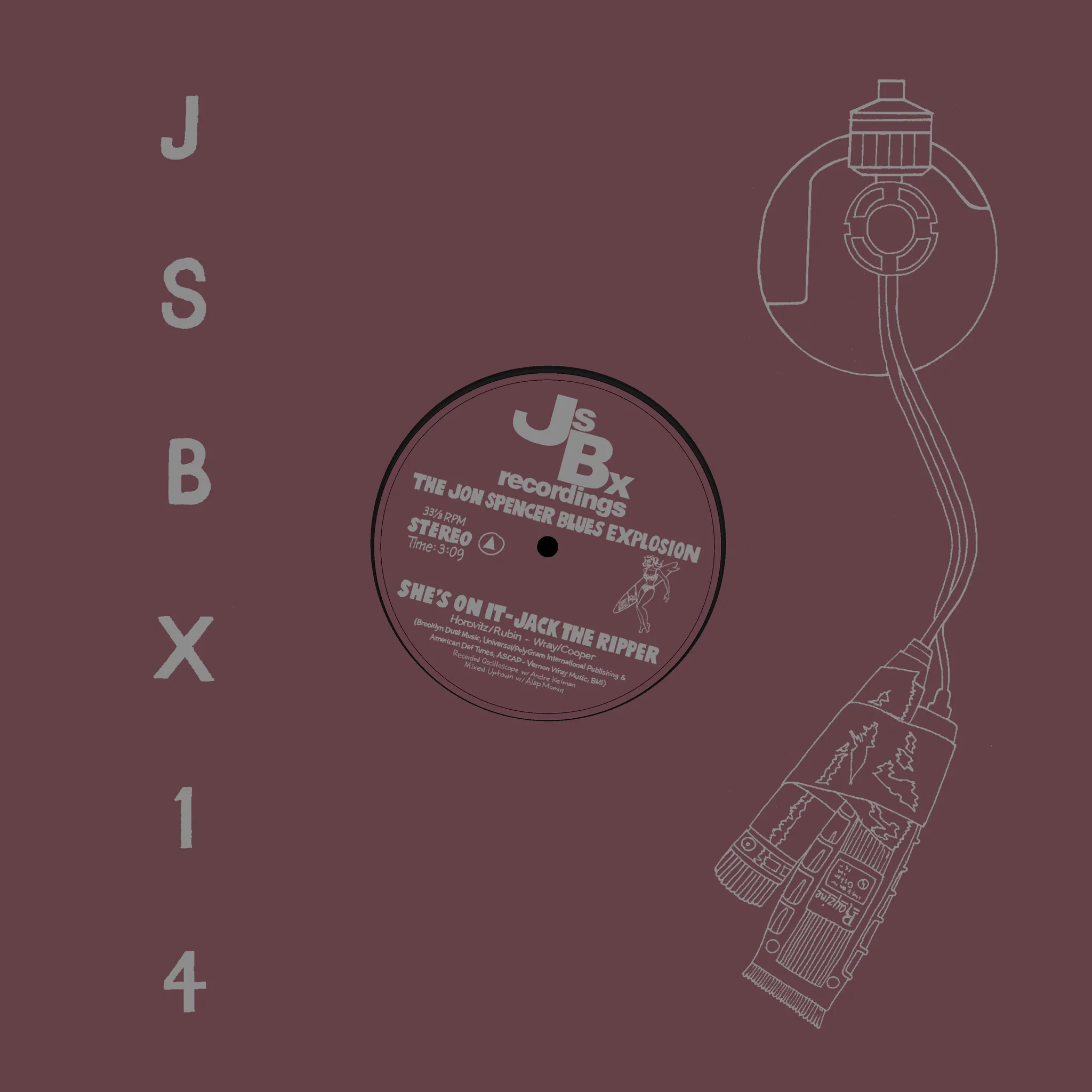 The Jon Spencer Blues Explosion: She's On It (Beastie Boys) Vinyl 12" (Record Store Day 2014) - Image 2