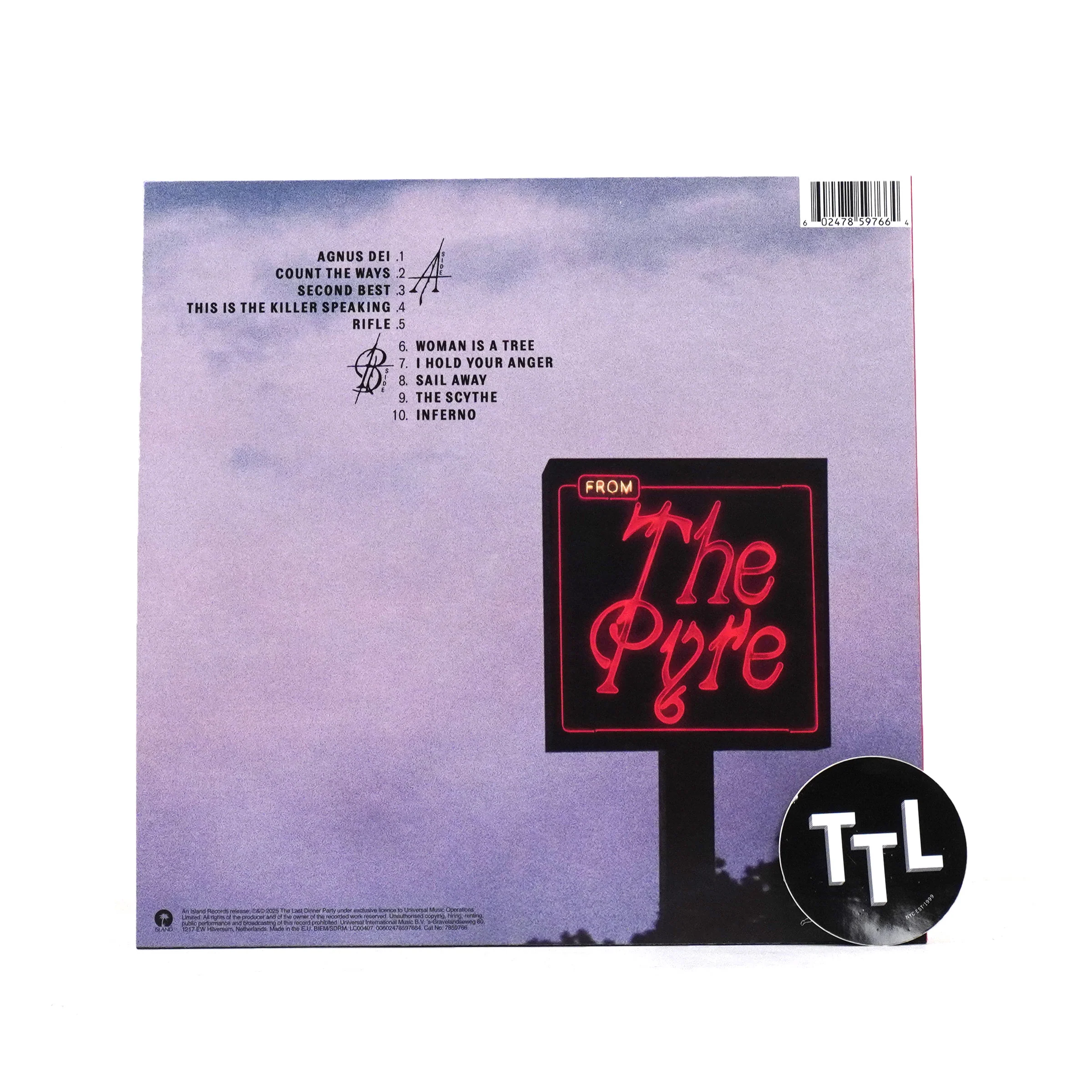 The Last Dinner Party: From The Pyre (Indie Exclusive Colored Vinyl) Vinyl LP - Image 3