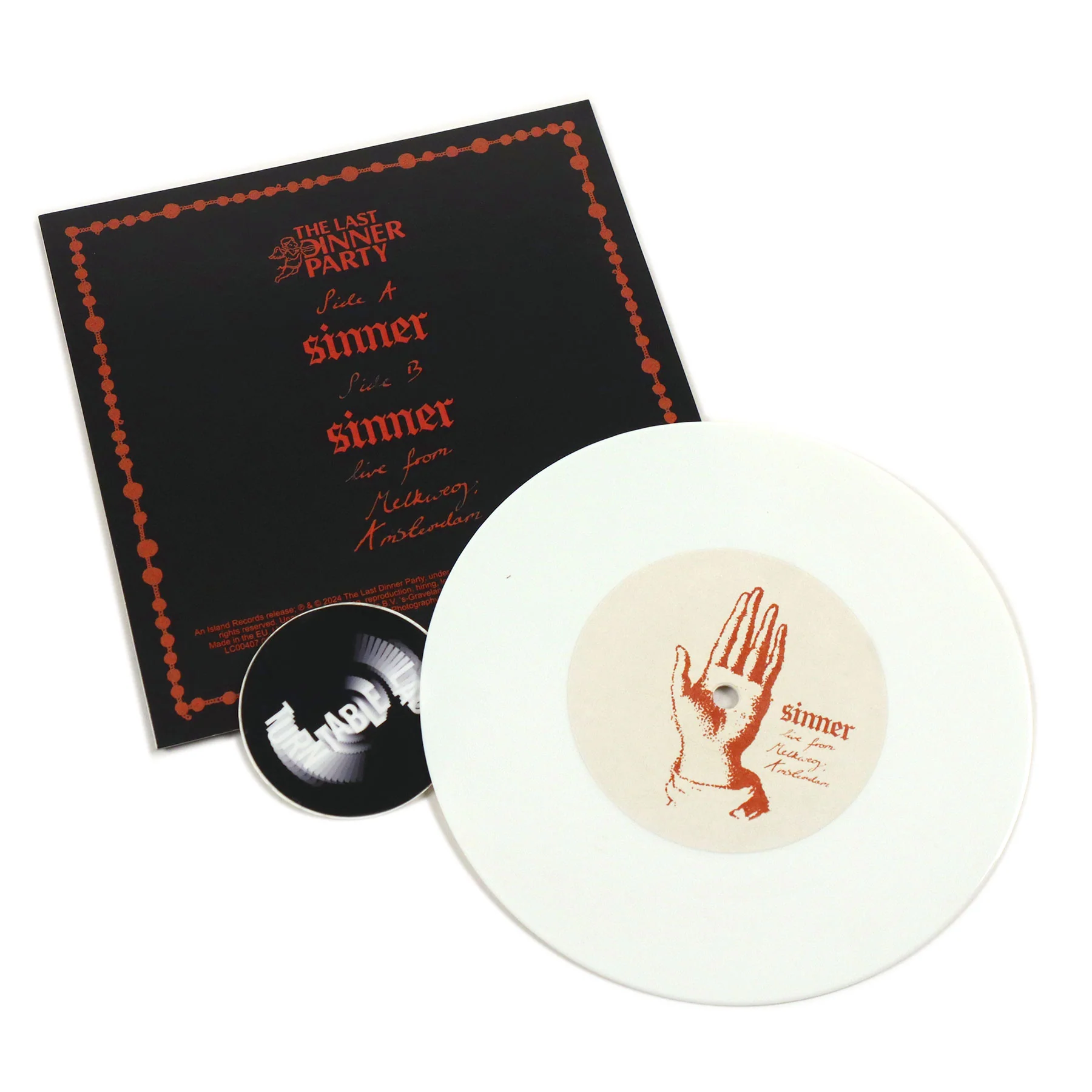 The Last Dinner Party: Sinner (Colored Vinyl) Vinyl 7" - Image 2