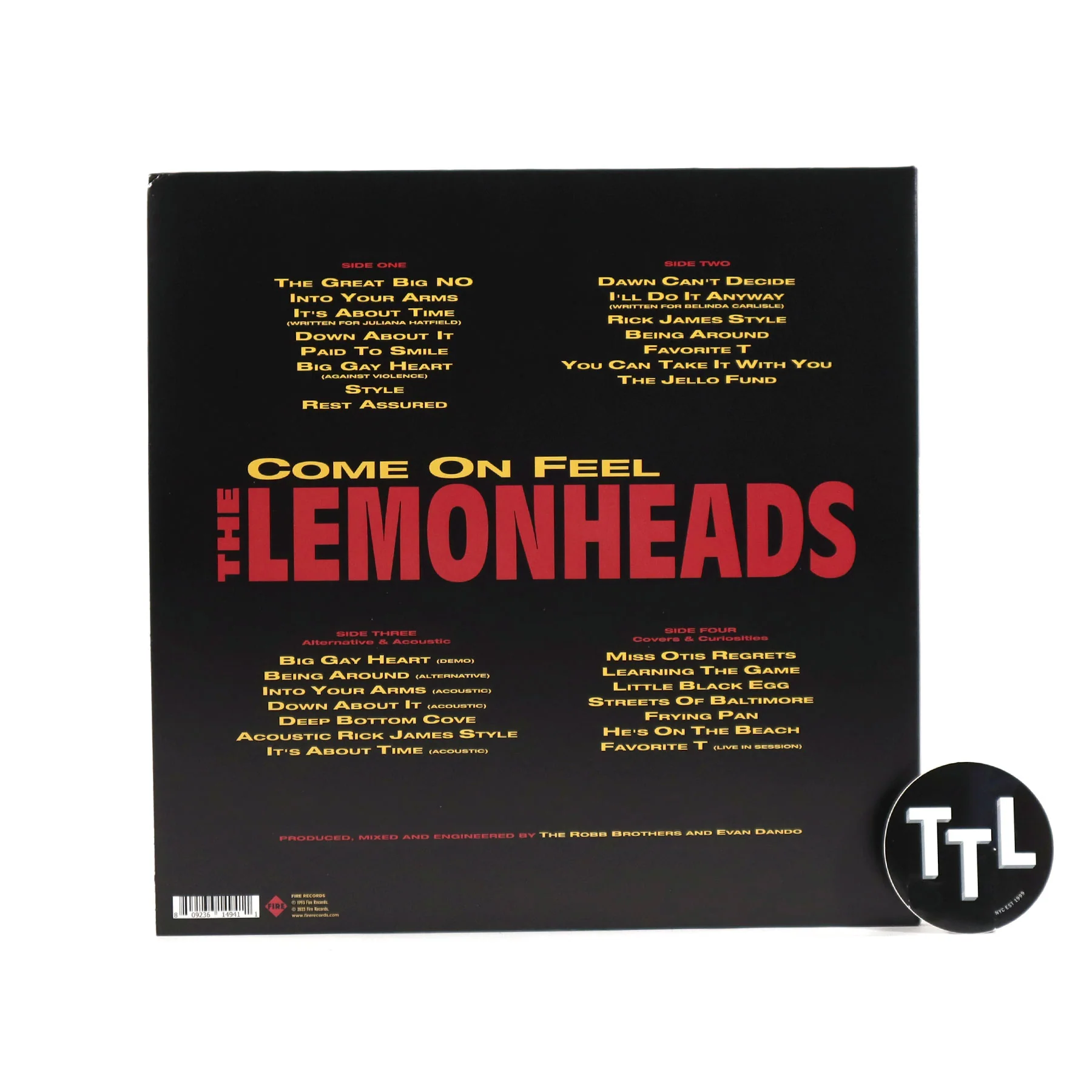 The Lemonheads: Come On Feel The Lemonheads Vinyl 2LP - Image 3