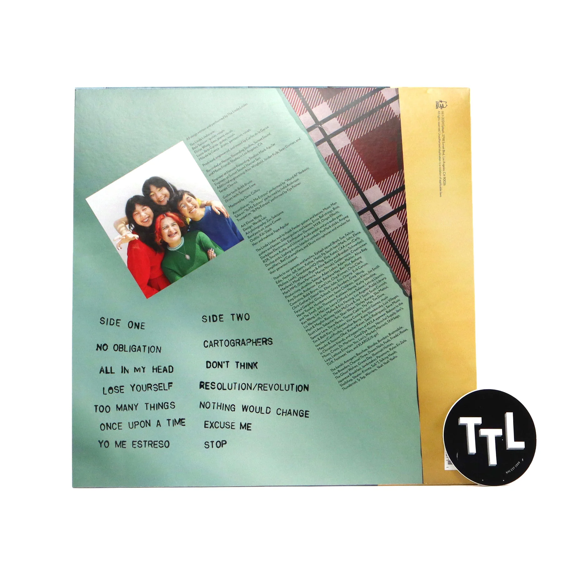 The Linda Lindas: No Obligation (Indie Exclusive Colored Vinyl) Vinyl LP - Image 3