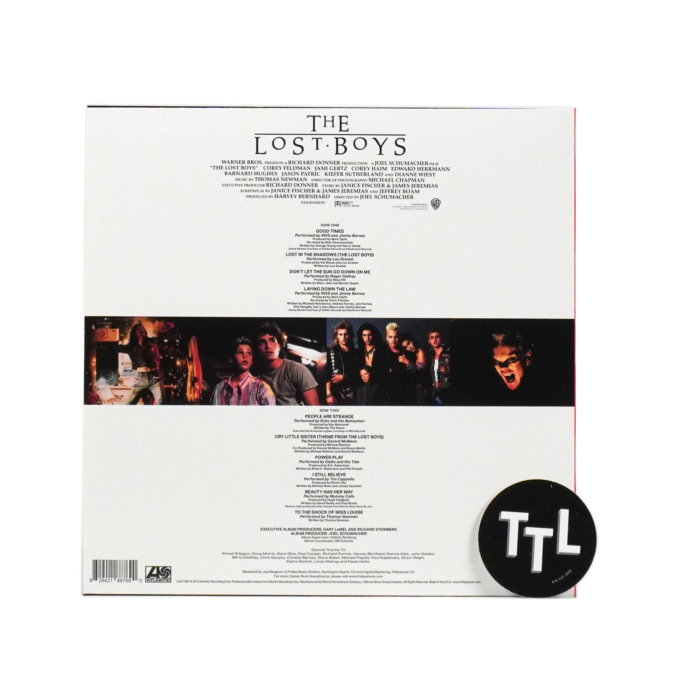 The Lost Boys: Original Soundtrack (Blue Colored Vinyl) Vinyl LP - Image 3