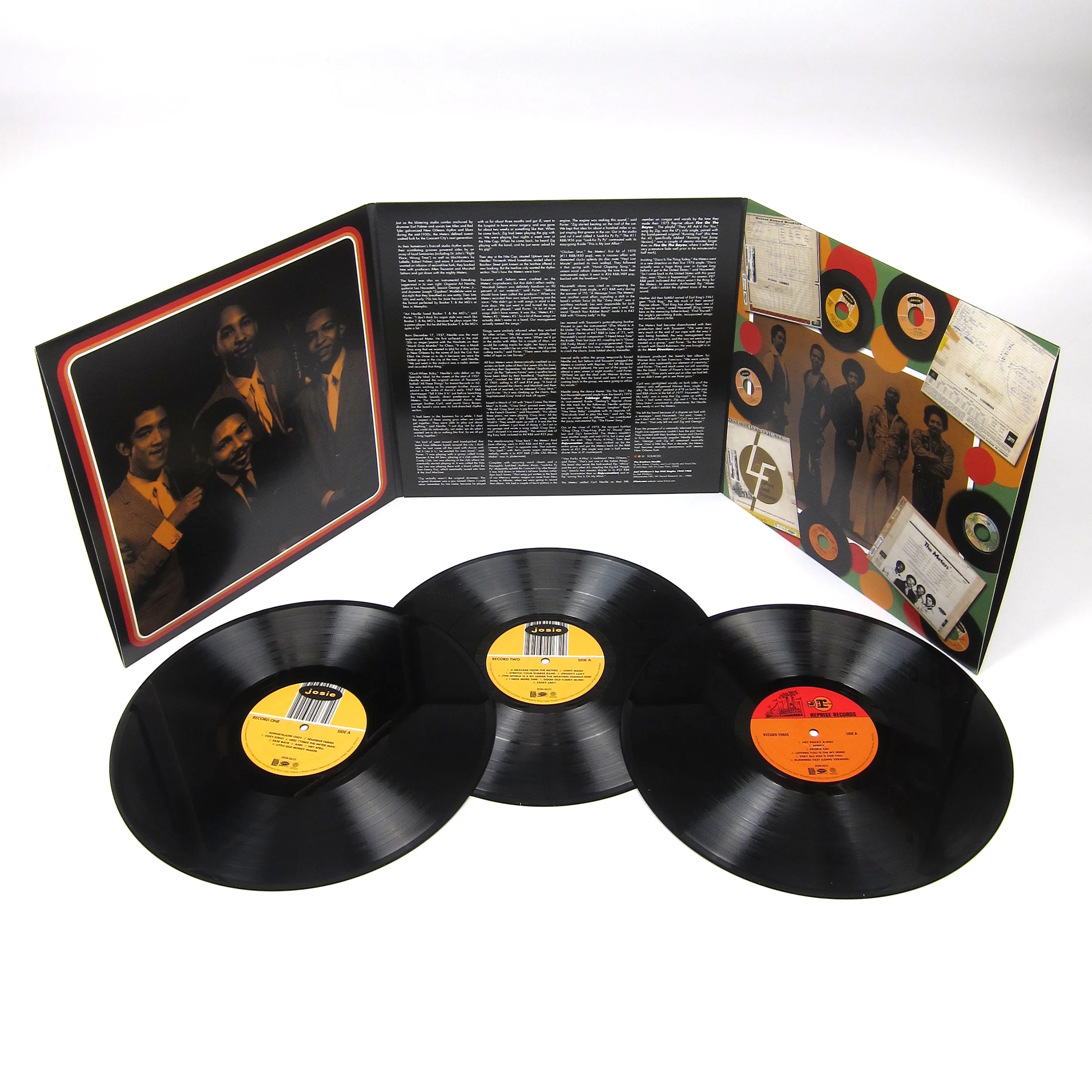 The Meters: A Message from The Meters - The Complete Josie, Reprise & Warner Bros. Singles 1968-1977 Vinyl 3LP - Image 2