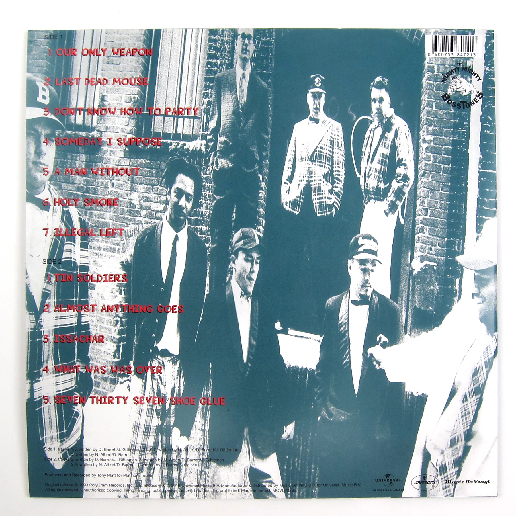 The Mighty Mighty Bosstones: Don't Know How To Party (Music On Vinyl 180g) Vinyl LP - Image 3