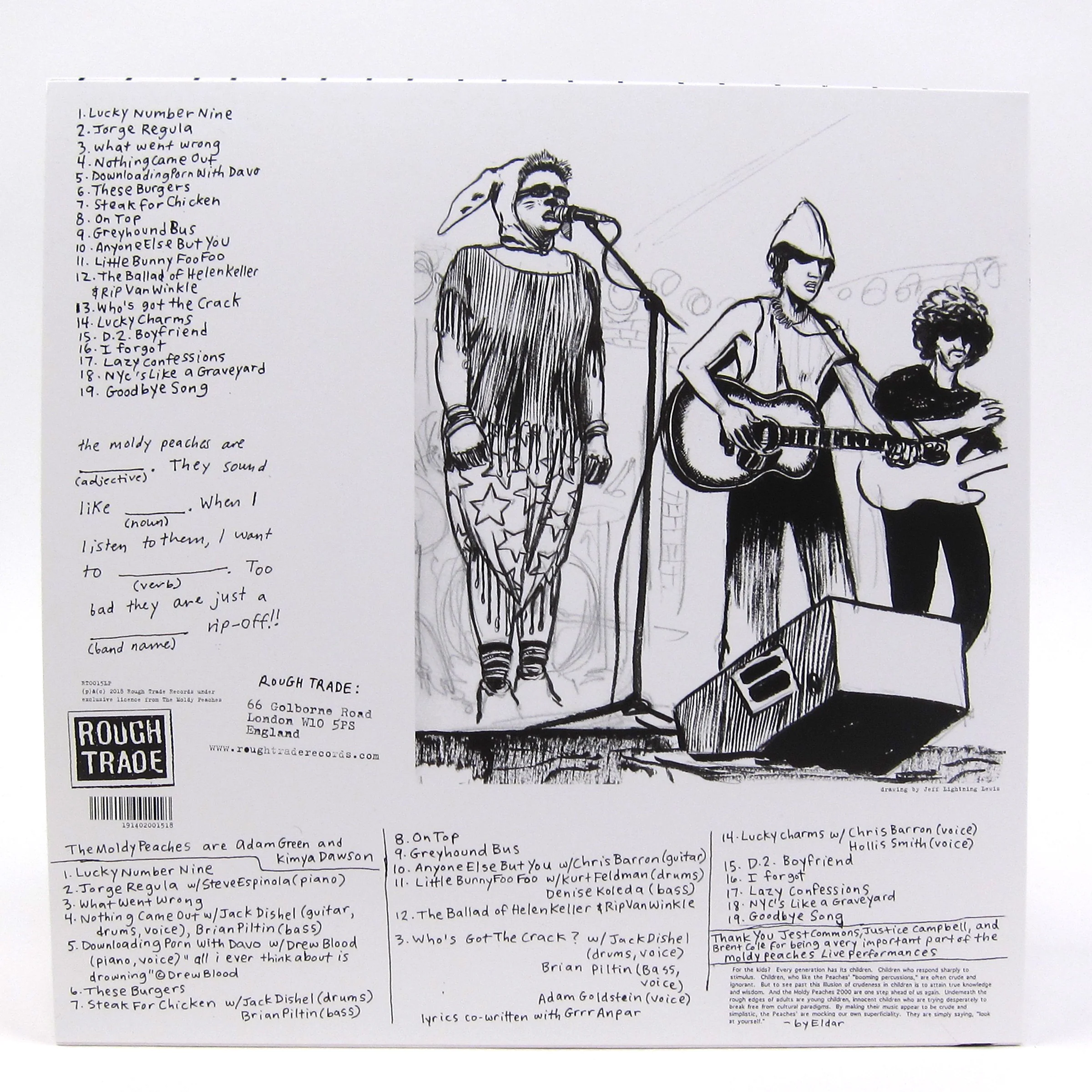 The Moldy Peaches: The Moldy Peaches (Colored Vinyl) Vinyl LP+7" - Image 3