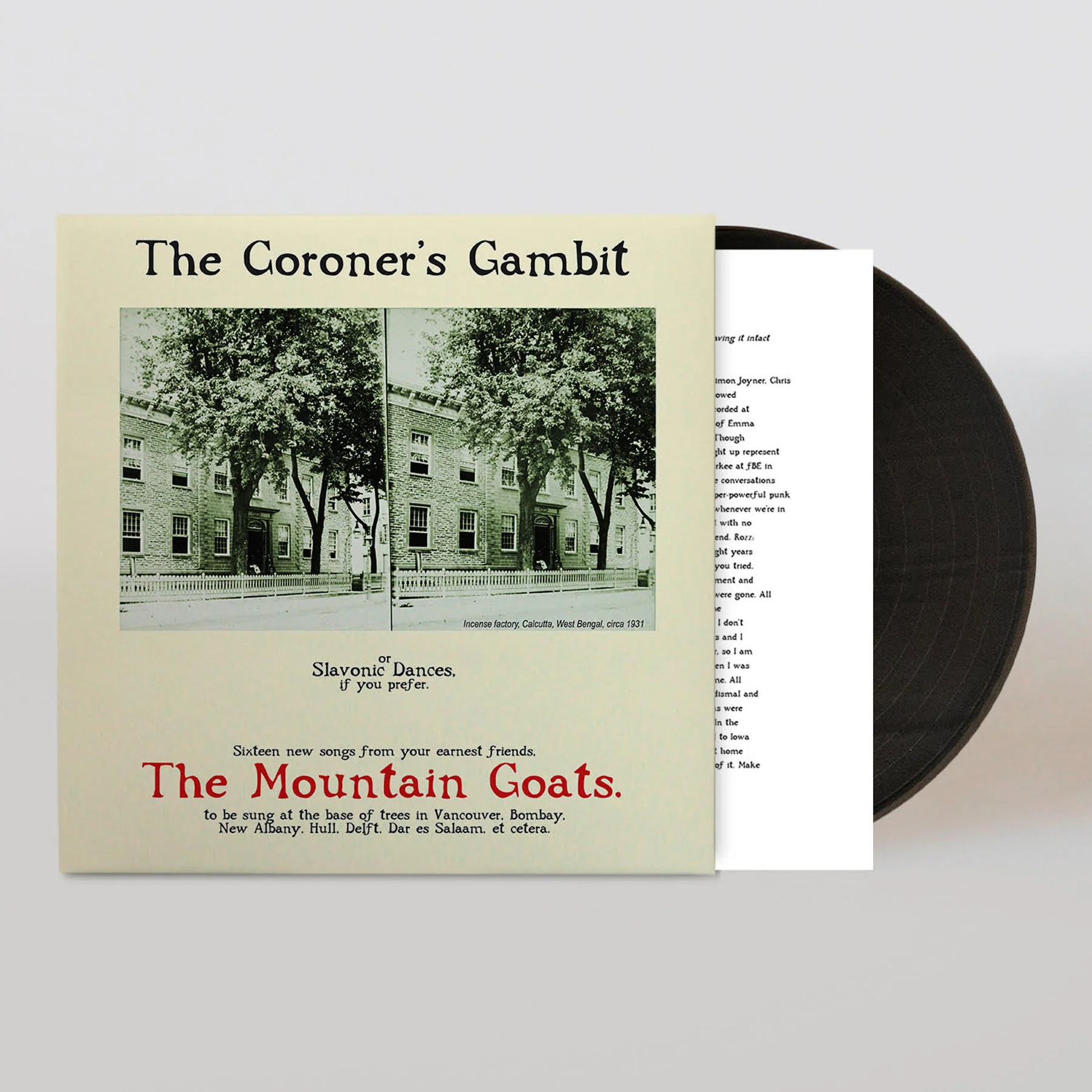The Mountain Goats: The Coroner's Gambit Vinyl LP - Image 2