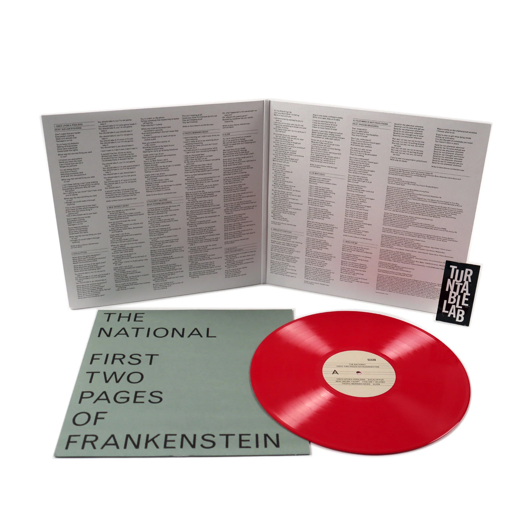 The National: First Two Pages Of Frankenstein (Indie Exclusive Colored Vinyl) Vinyl LP - Image 2