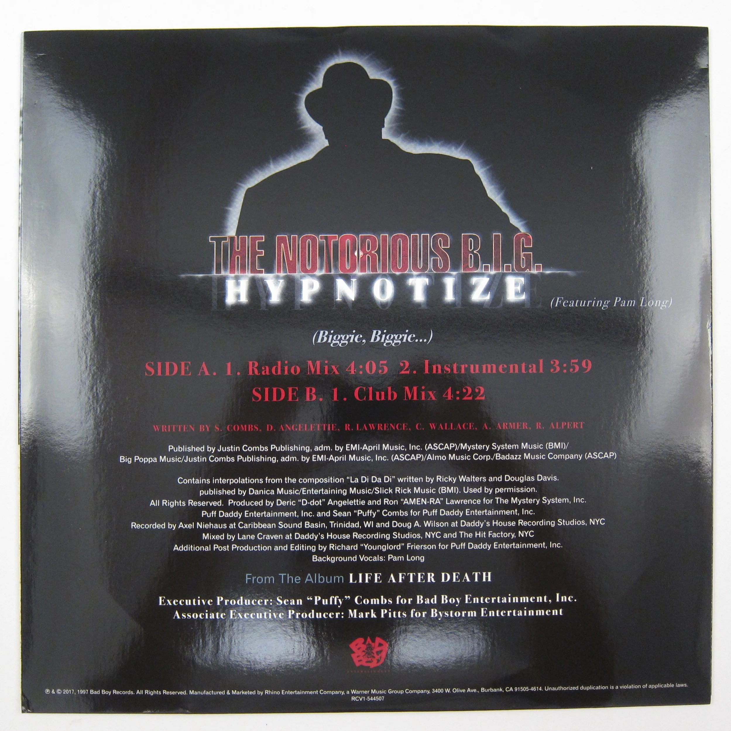 The Notorious B.I.G.: Hypnotize (Colored Vinyl) Vinyl 12" - Image 2