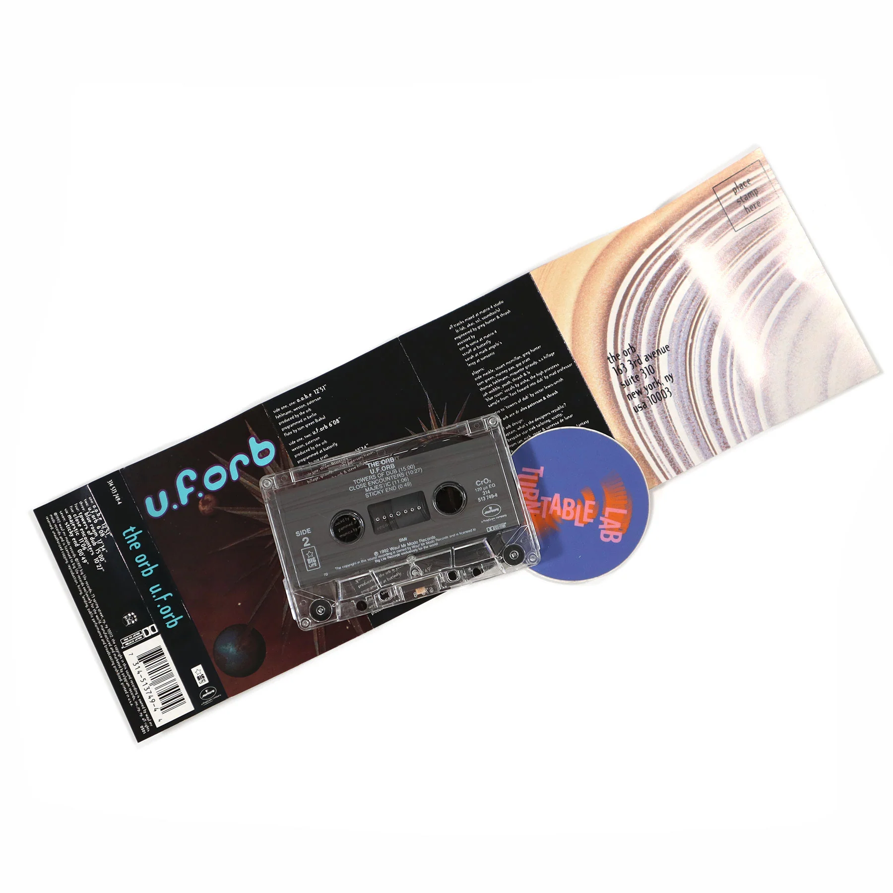 The Orb: U.F.Orb Cassette Tape (Deadstock) - Image 2