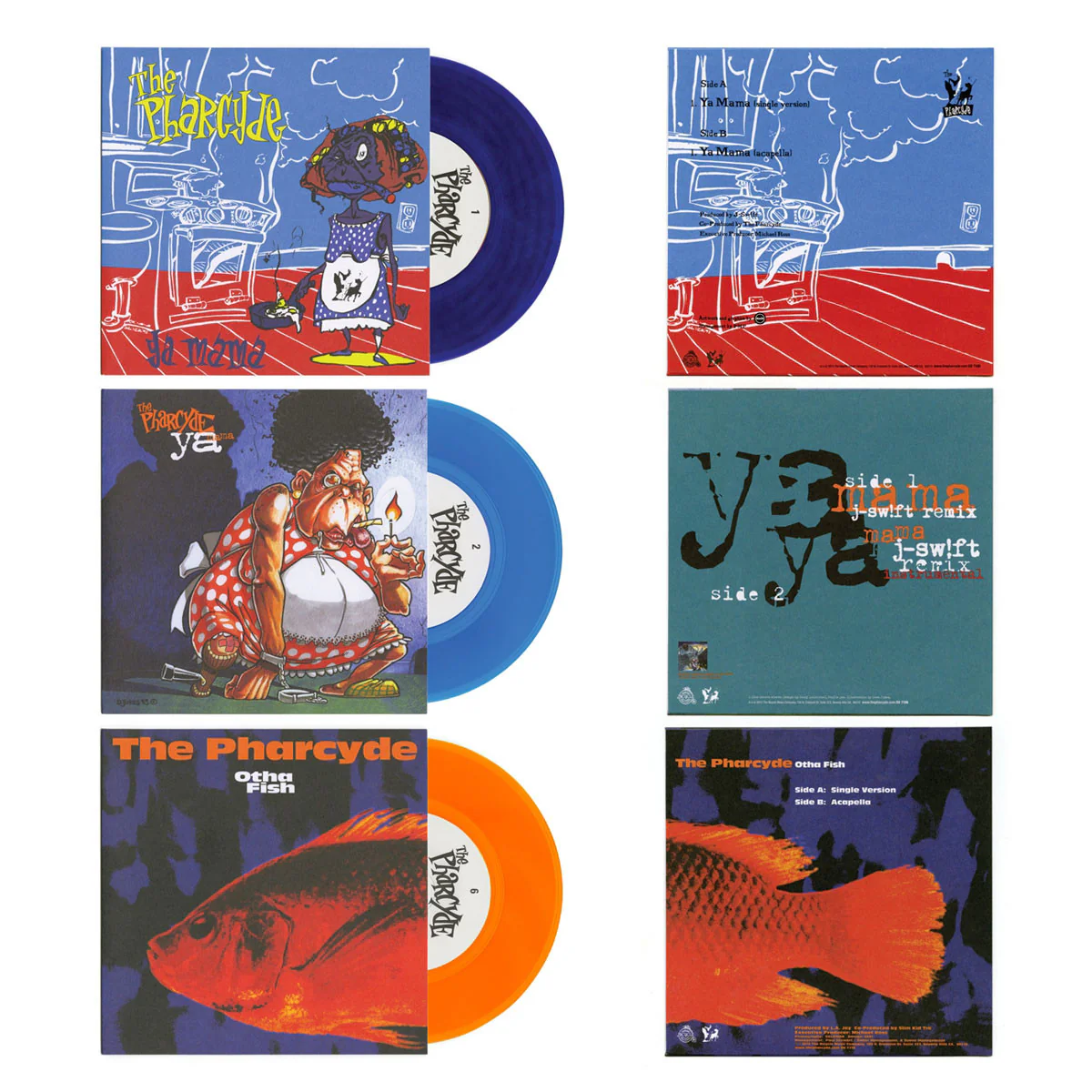 The Pharcyde: Bizarre Ride II The Pharcyde - The Singles (Colored Vinyl) Vinyl 7" Boxset - Image 3
