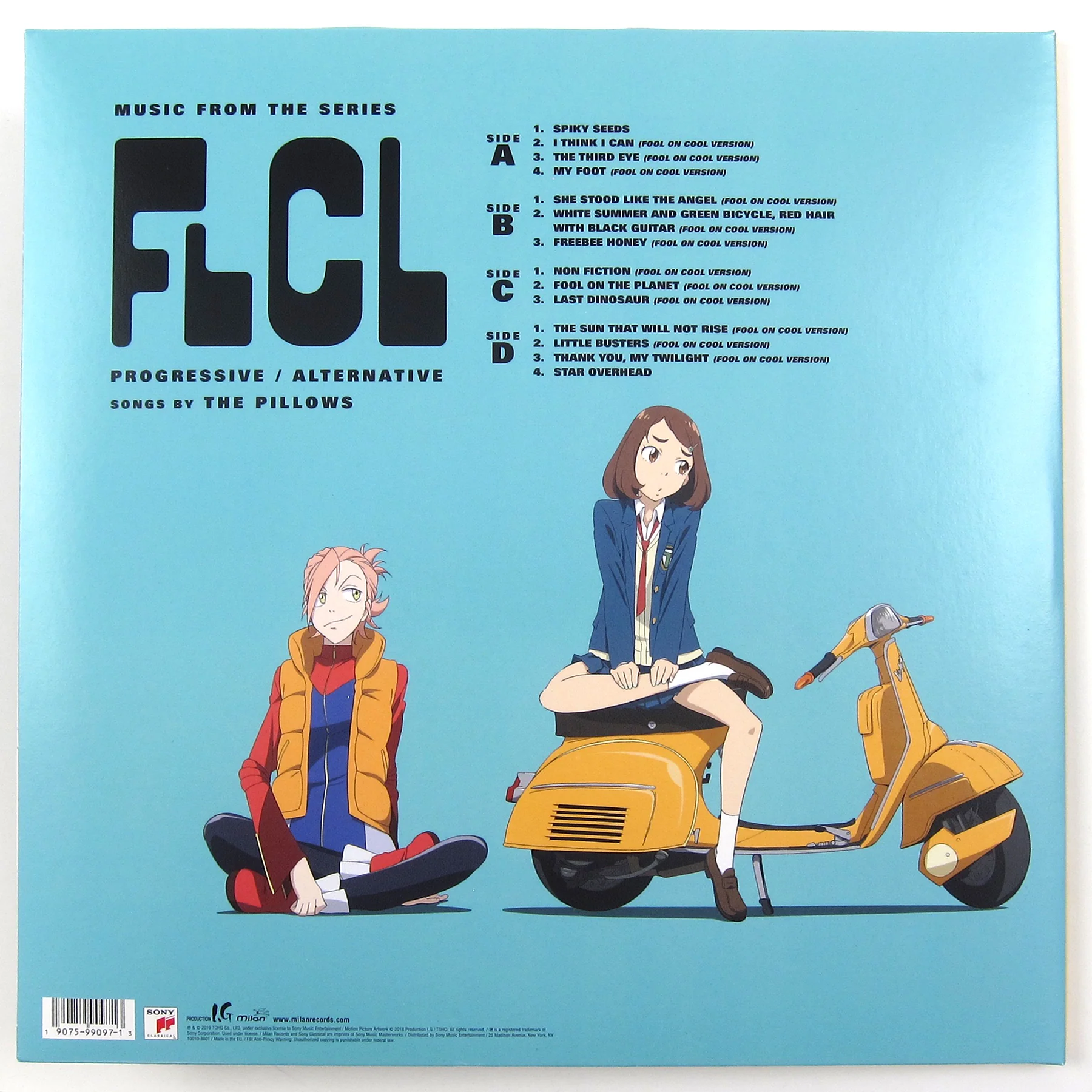 The Pillows: FLCL Progressive / Alternative (Yellow + Blue Colored Vinyl) Vinyl 2LP - Image 3